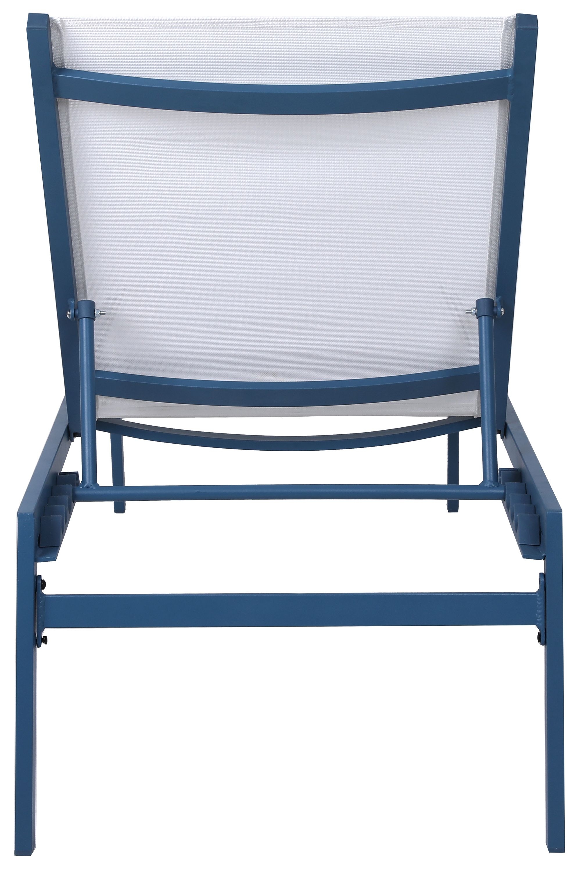 Santorini Outdoor Patio Mesh Waterproof Fabric Chaise Lounge Chair