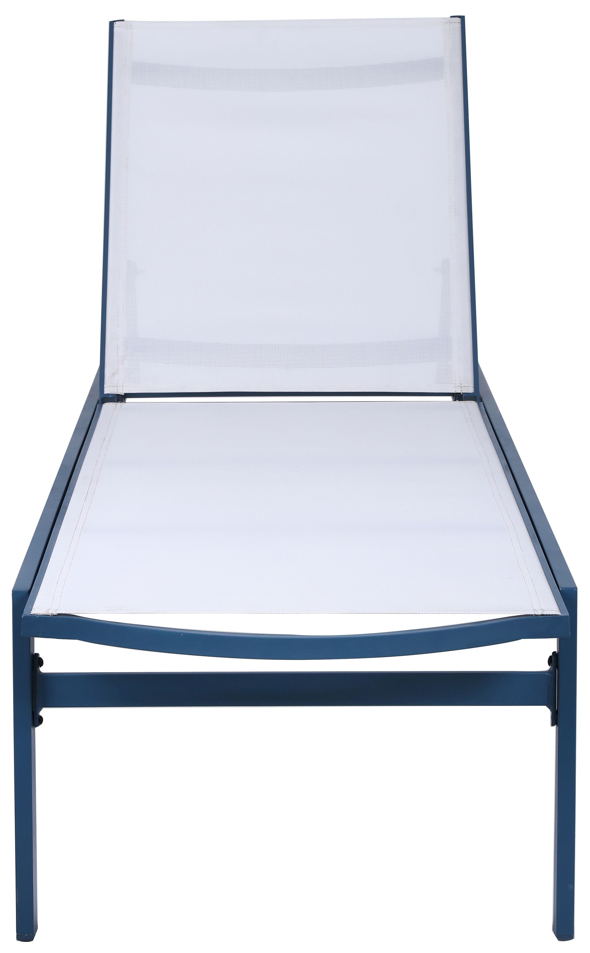 Santorini Outdoor Patio Mesh Waterproof Fabric Chaise Lounge Chair