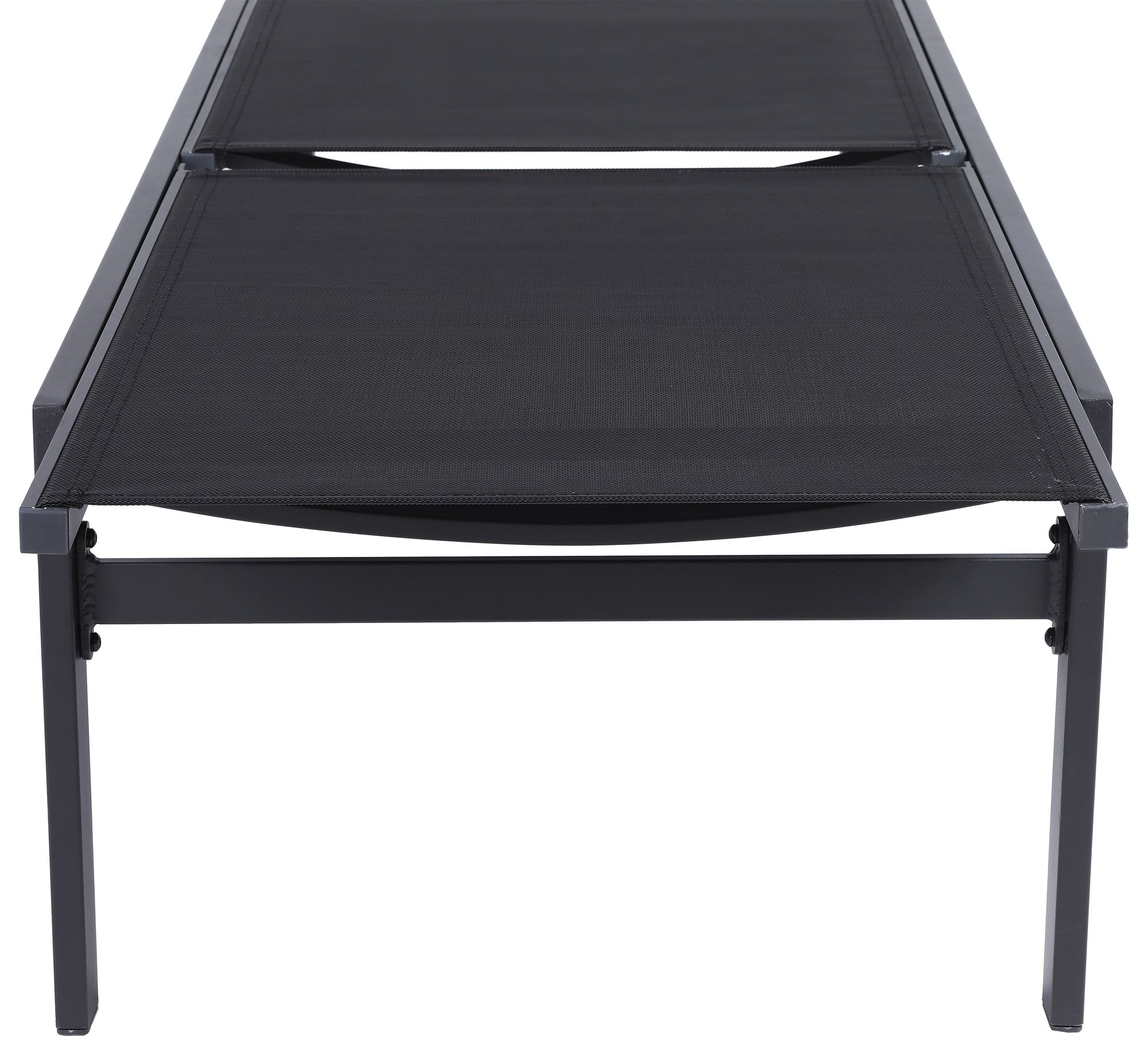 Santorini Outdoor Patio Mesh Waterproof Fabric Chaise Lounge Chair