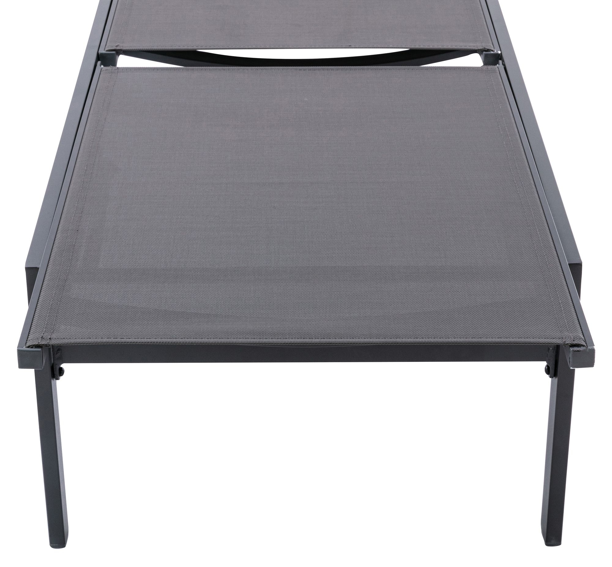 Santorini Outdoor Patio Mesh Waterproof Fabric Chaise Lounge Chair