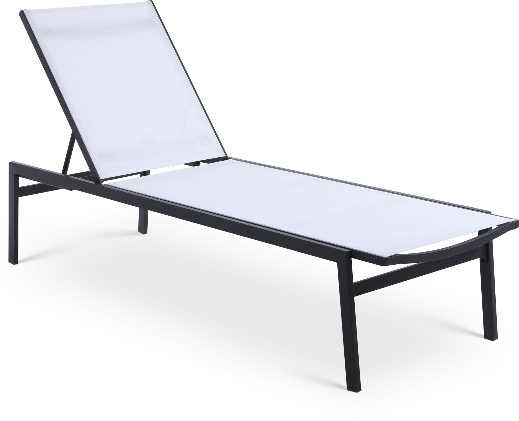 Santorini Outdoor Patio Mesh Waterproof Fabric Chaise Lounge Chair