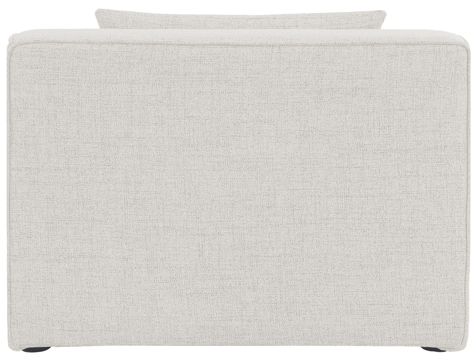 Cube Linen Fabric Armless Chair