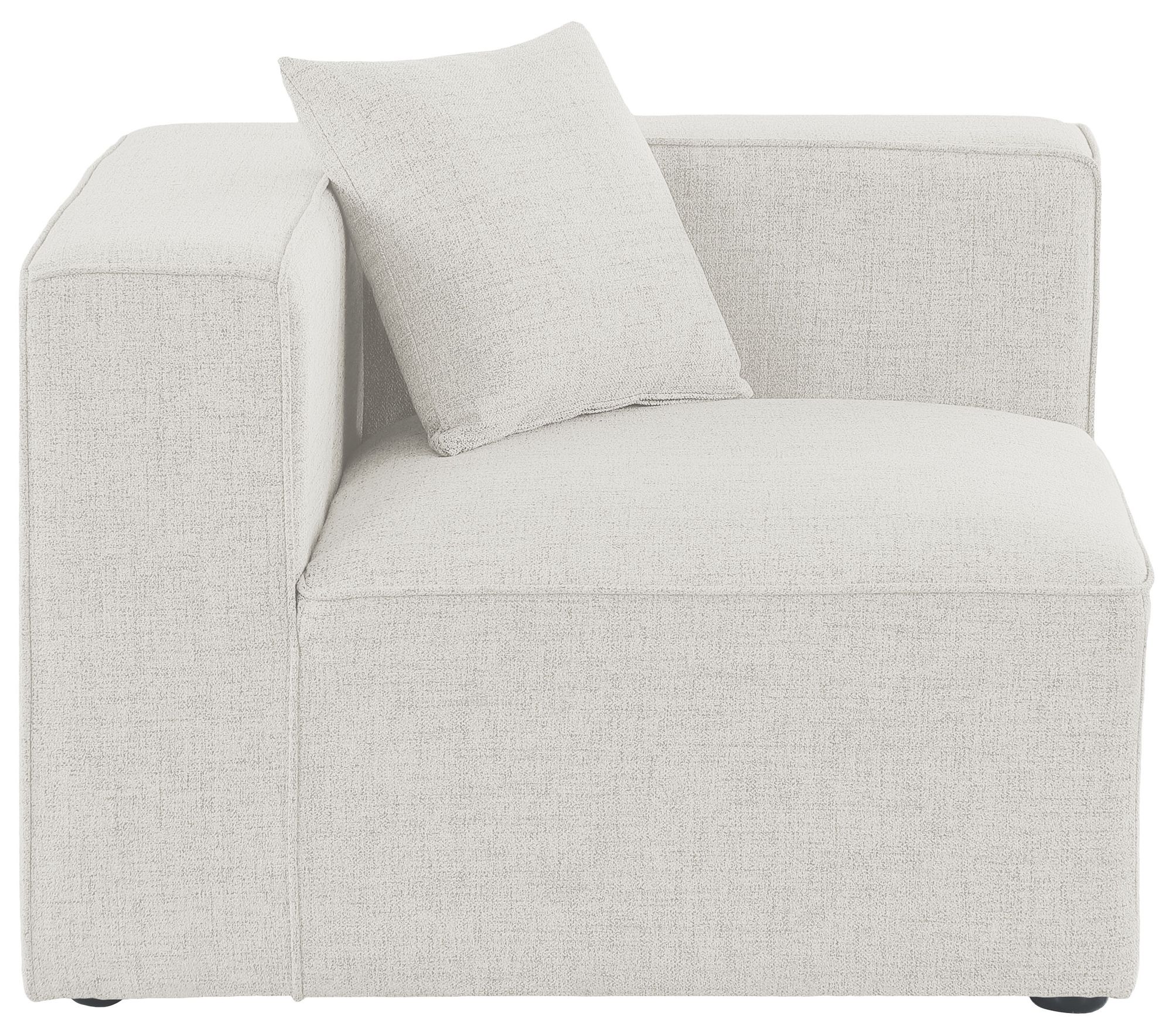 Cube Linen Fabric Corner Chair