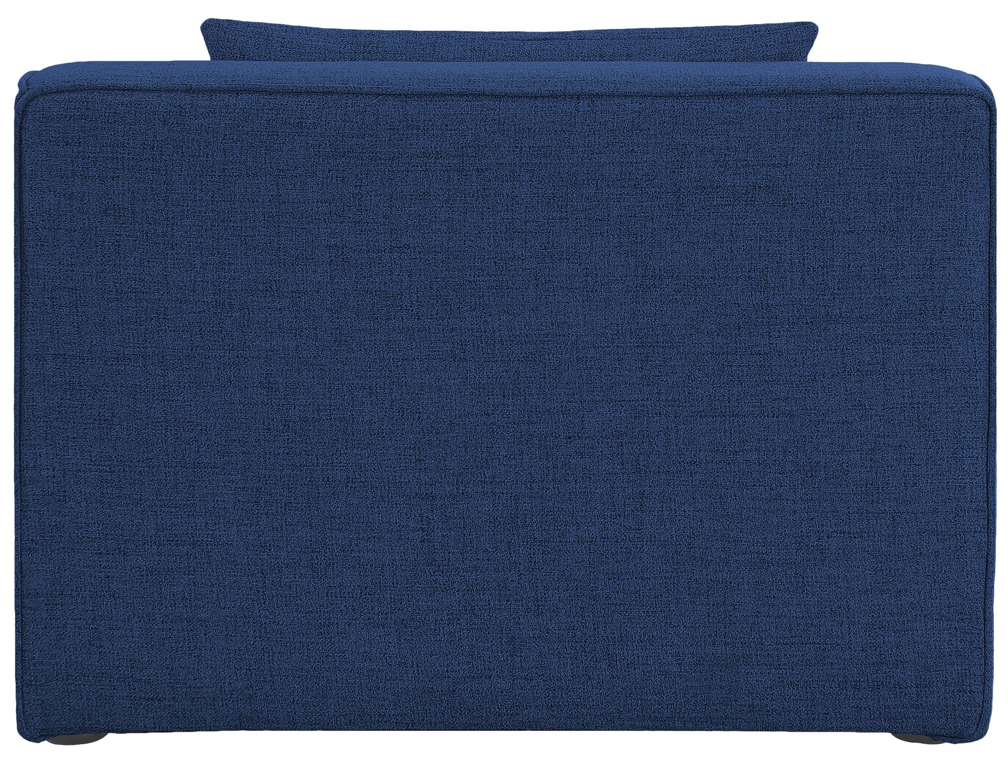 Cube Linen Fabric Armless Chair