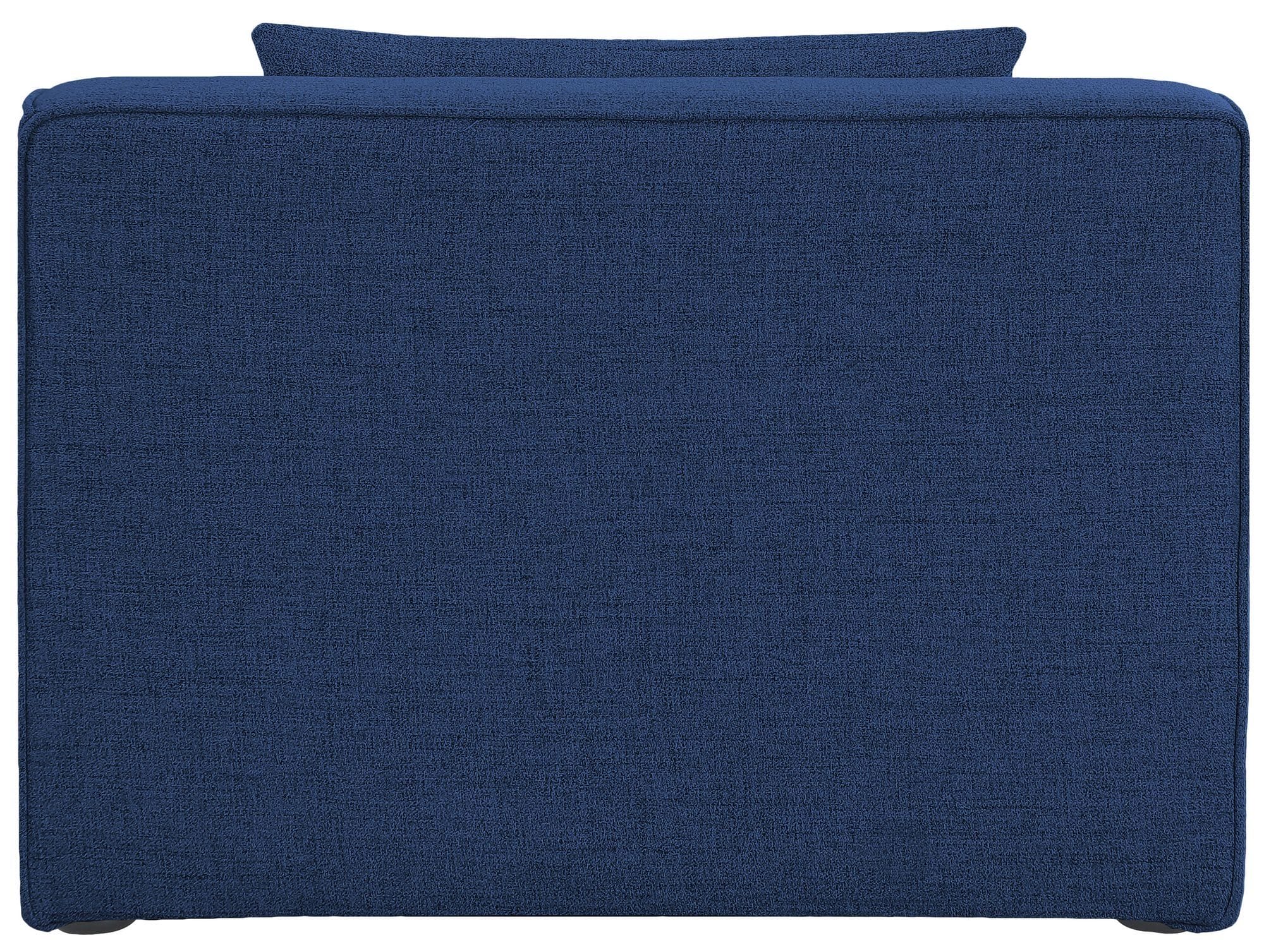 Cube Linen Fabric Armless Chair