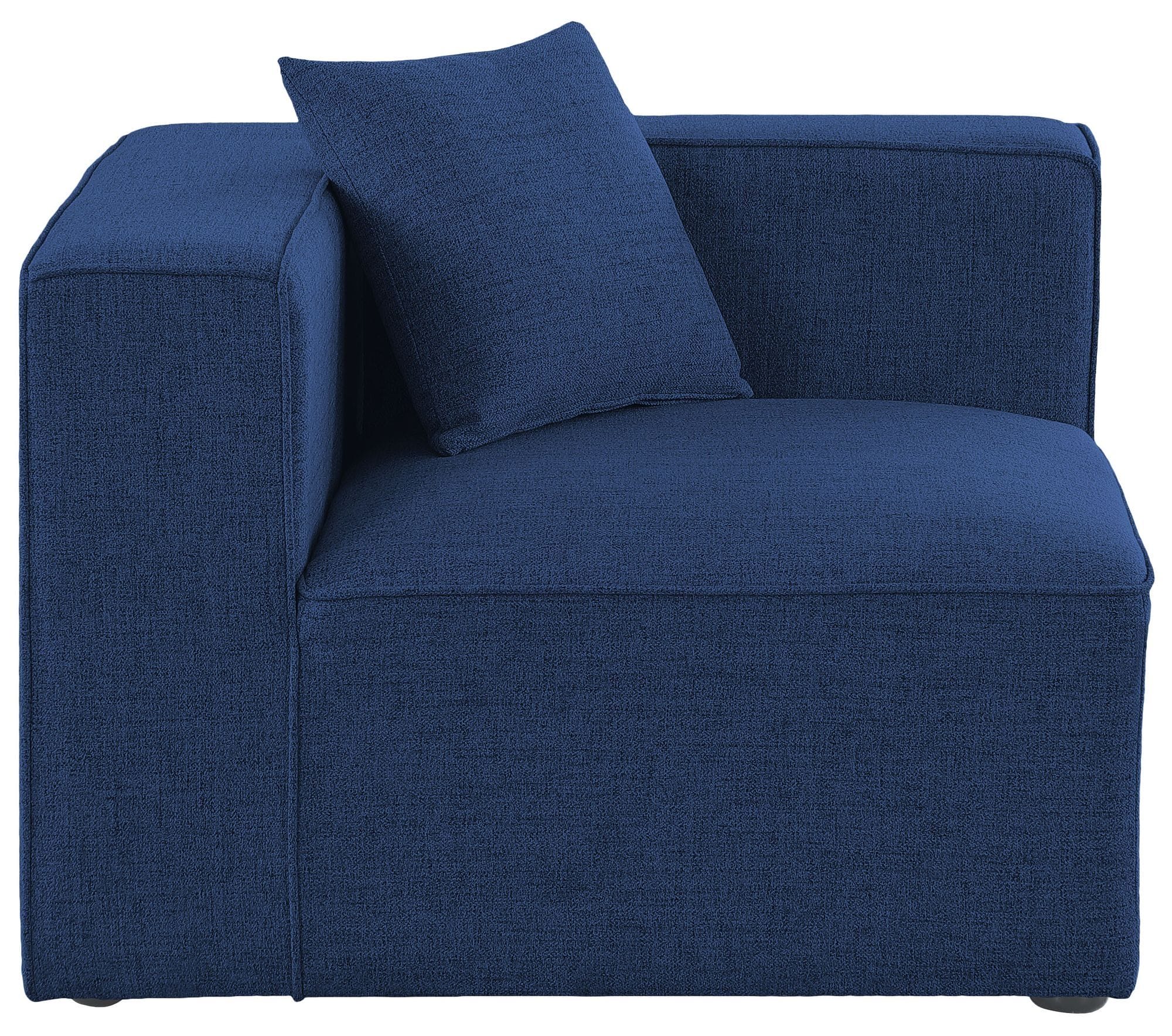Cube Linen Fabric Corner Chair
