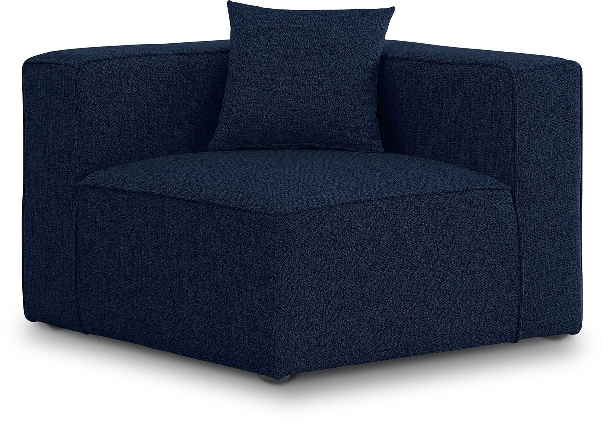 Cube Linen Fabric Corner Chair