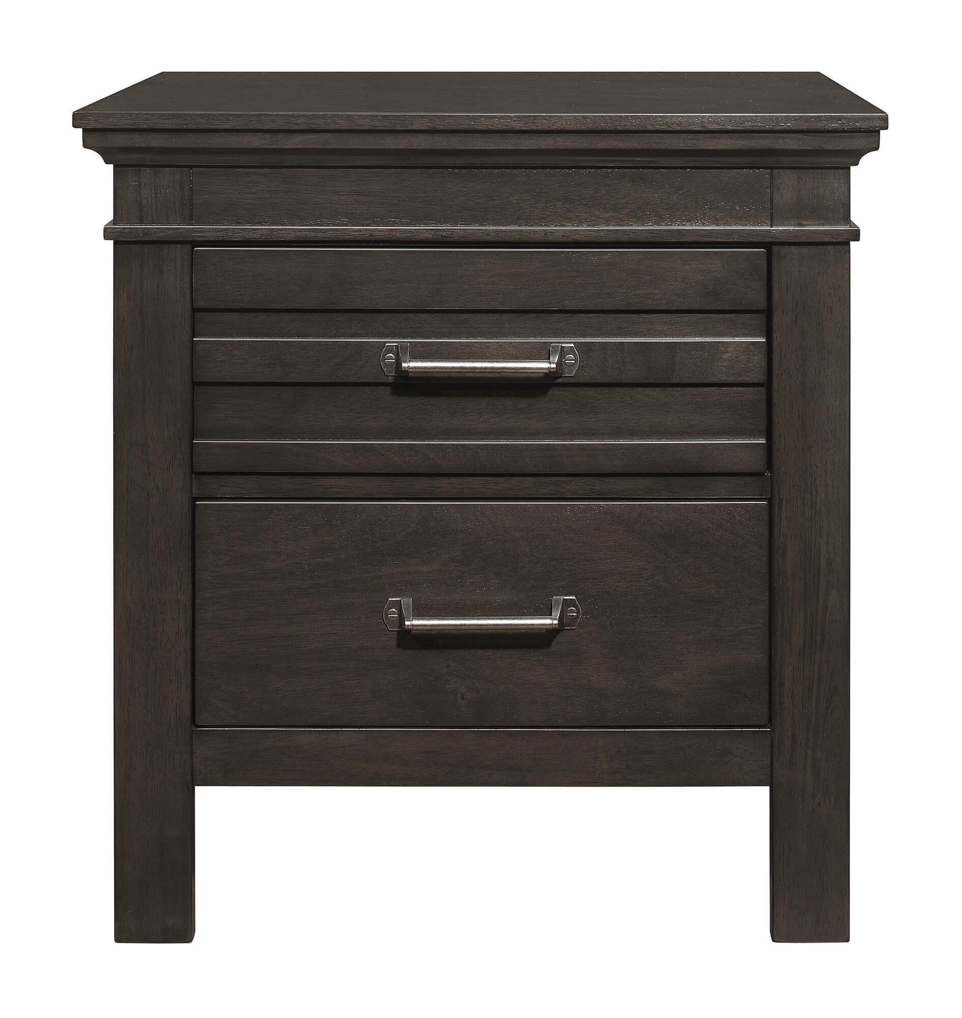 Blaire Farm Wood/Wood Veneer 2 Drawer Nightstand