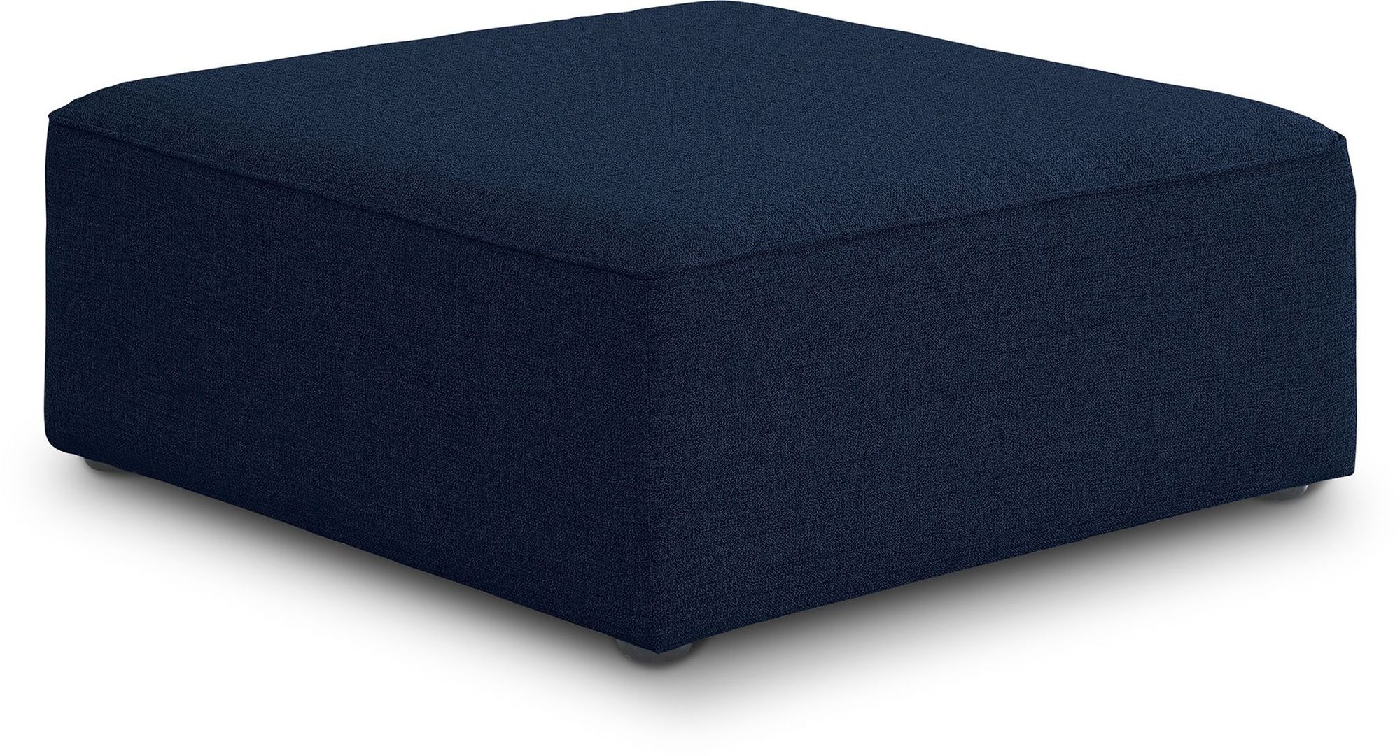 Cube Linen Fabric Ottoman