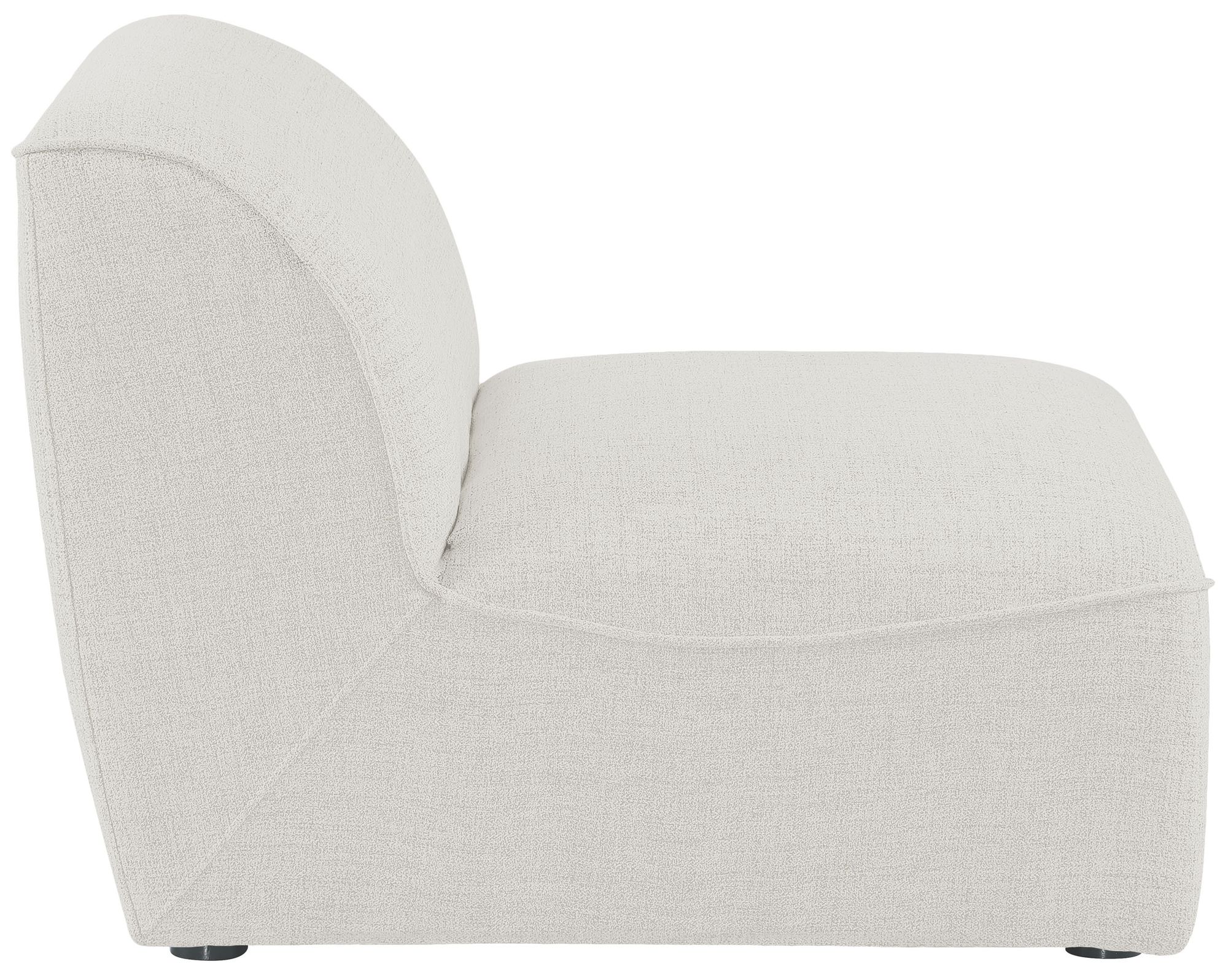 Miramar Linen Modular Armless Chair