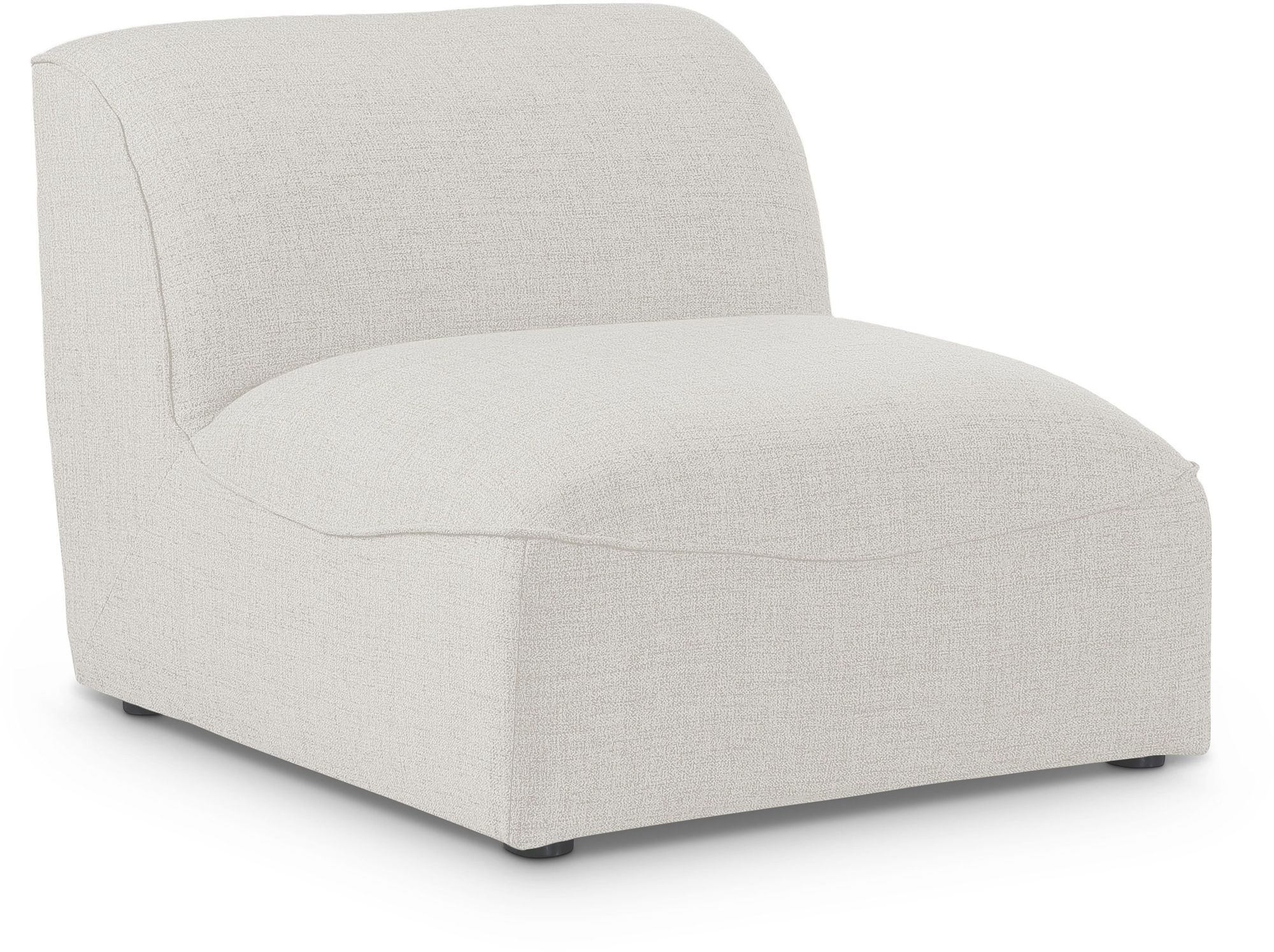 Miramar Linen Modular Armless Chair