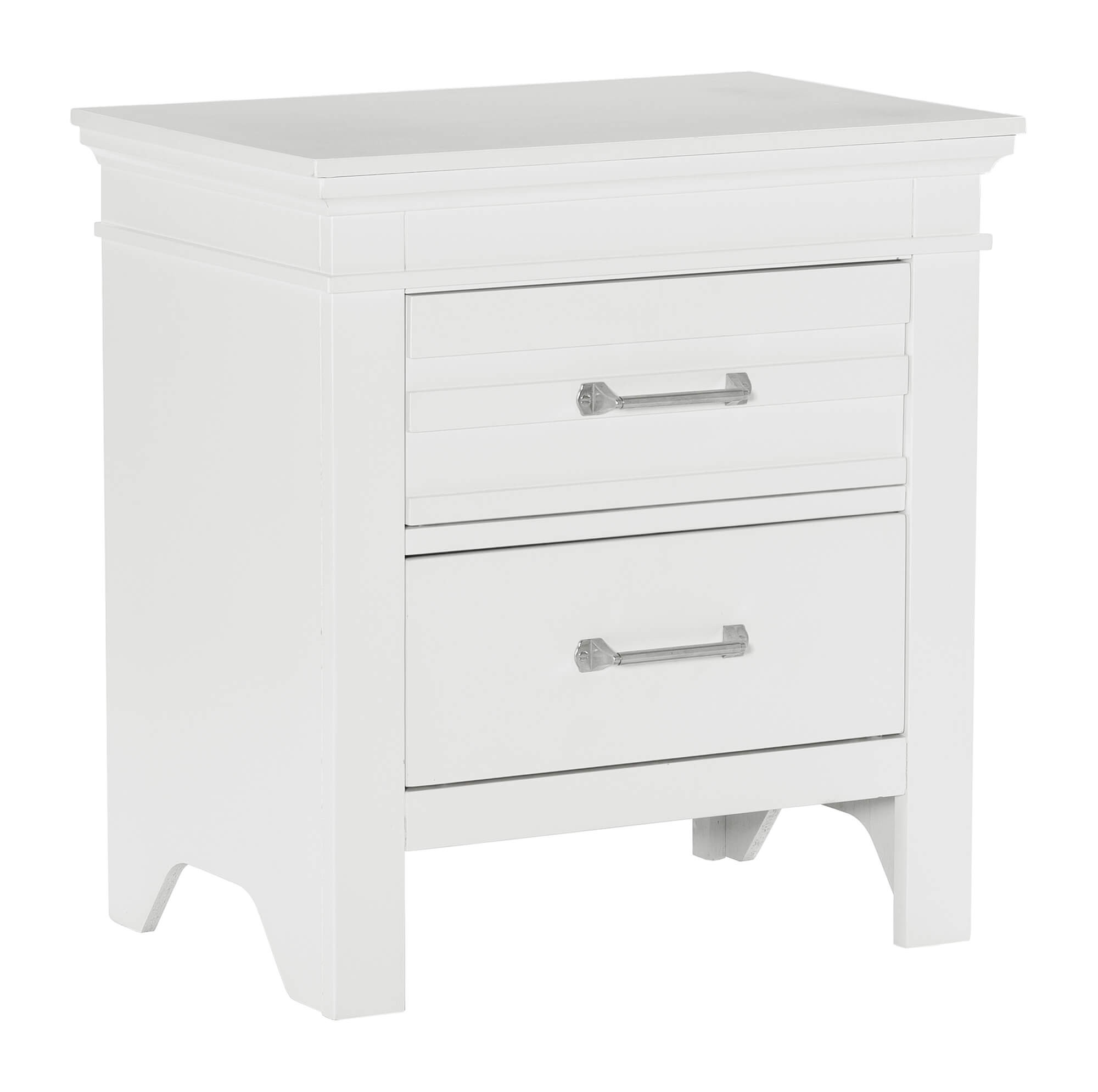 Blaire Farm Wood/Wood Veneer 2 Drawer Nightstand