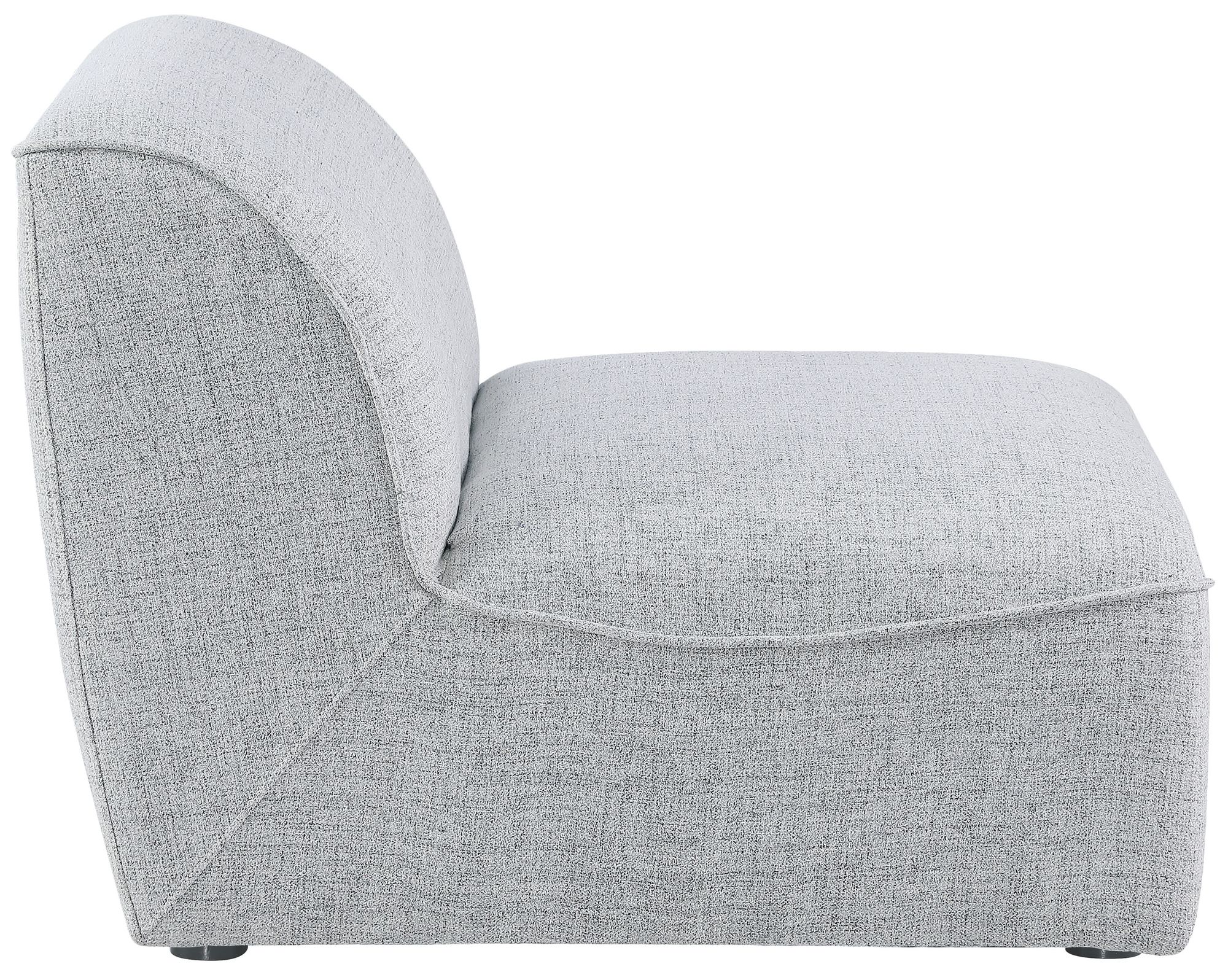 Miramar Linen Modular Armless Chair