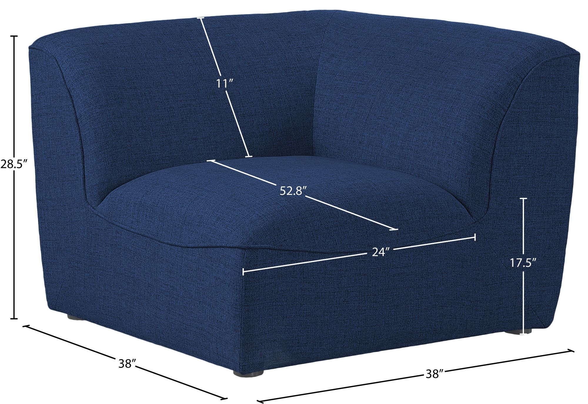 Miramar Linen Modular Corner Chair