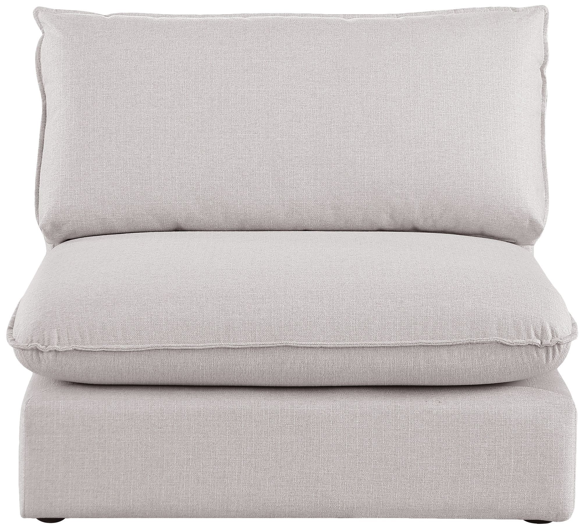 Mackenzie Modular Linen Armless Chair