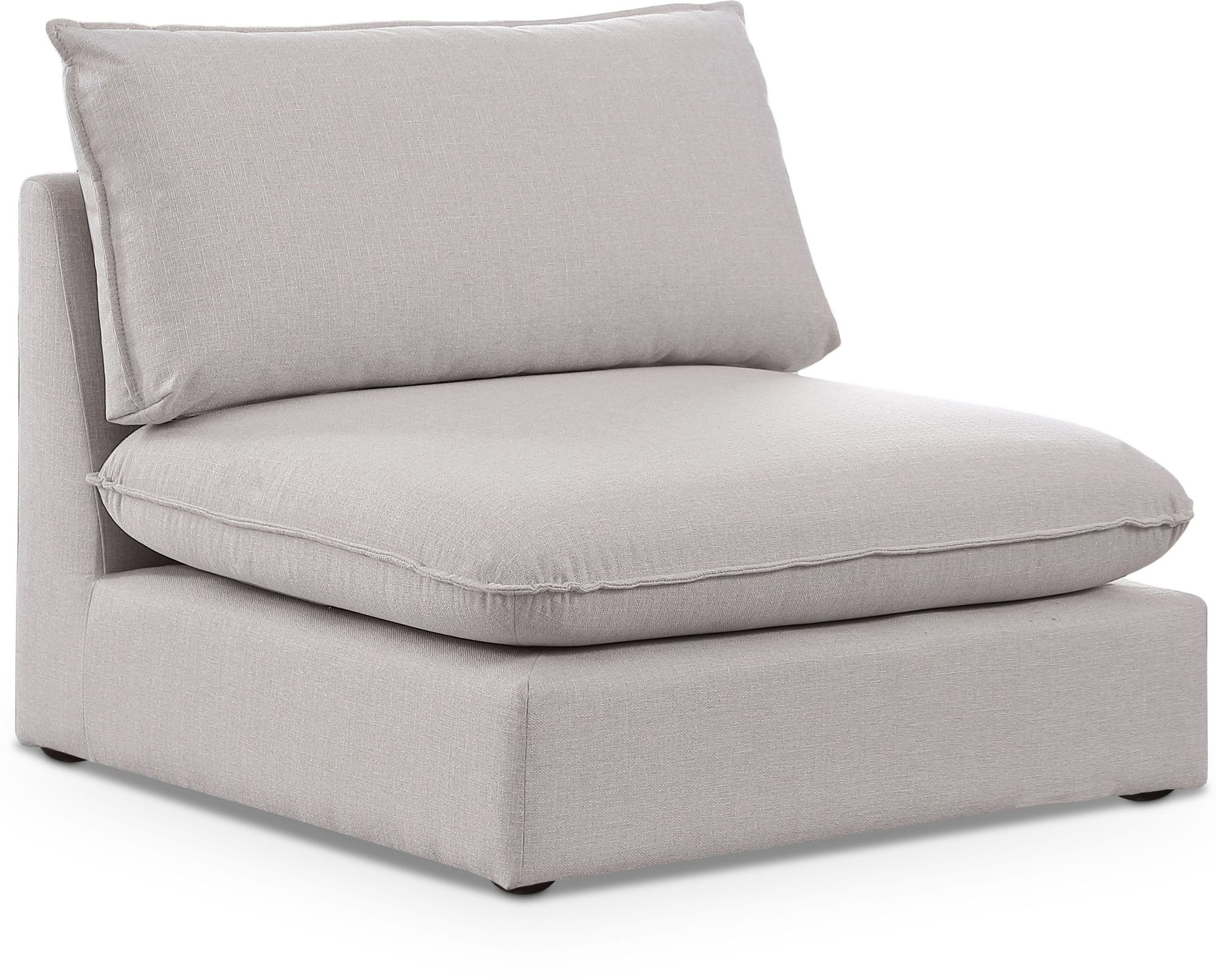Mackenzie Modular Linen Armless Chair