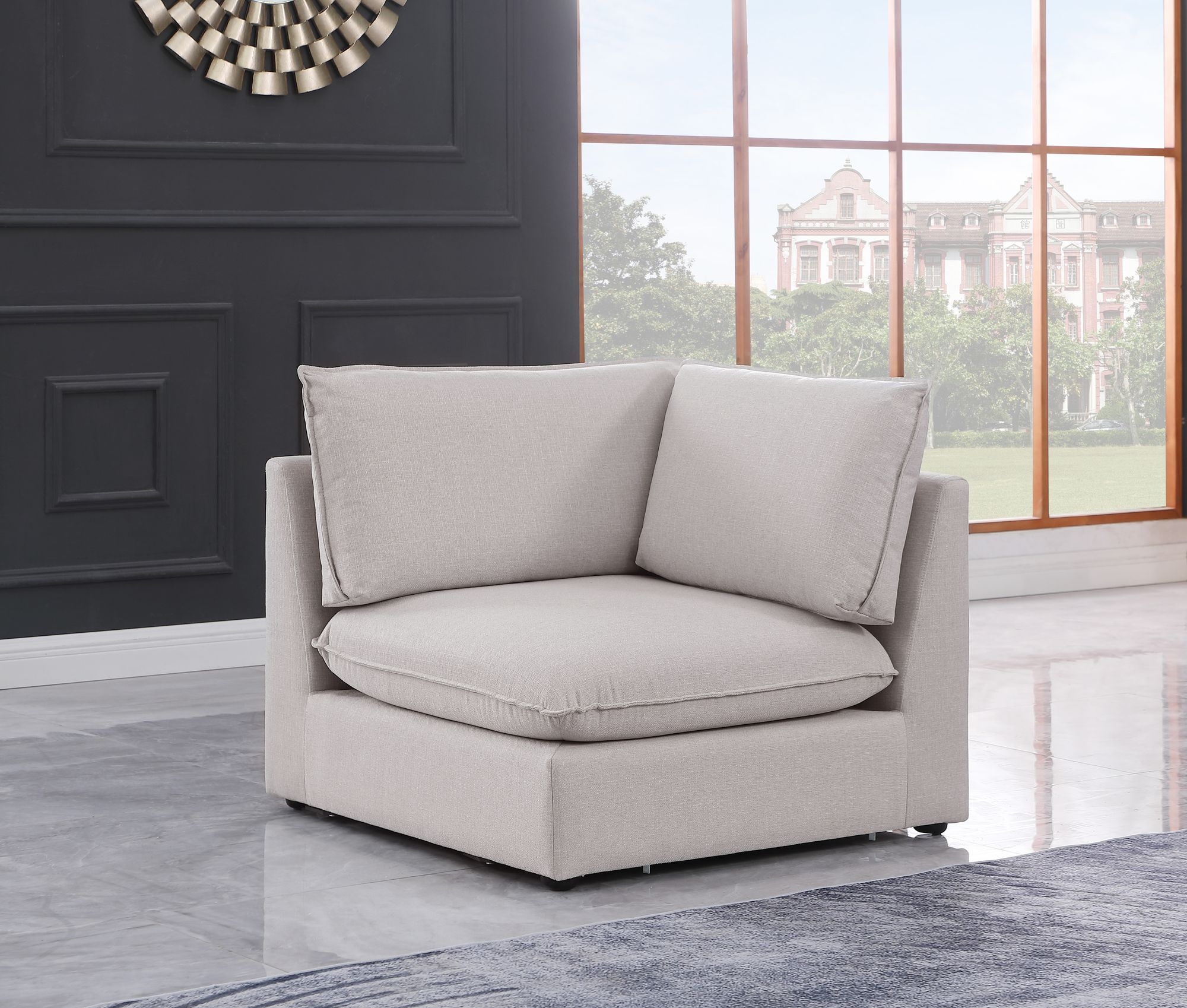 Mackenzie Modular Linen Corner Chair