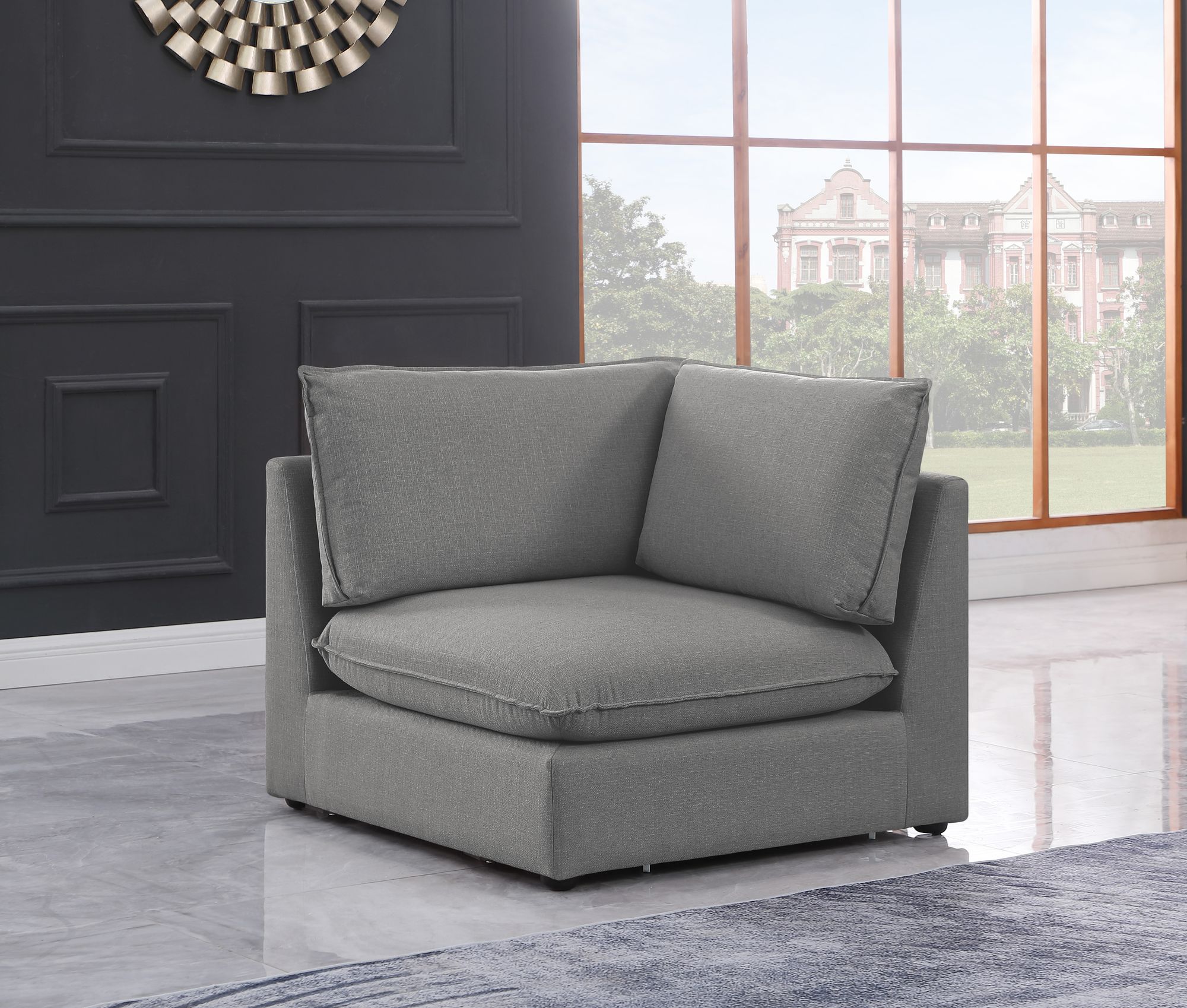 Mackenzie Modular Linen Corner Chair