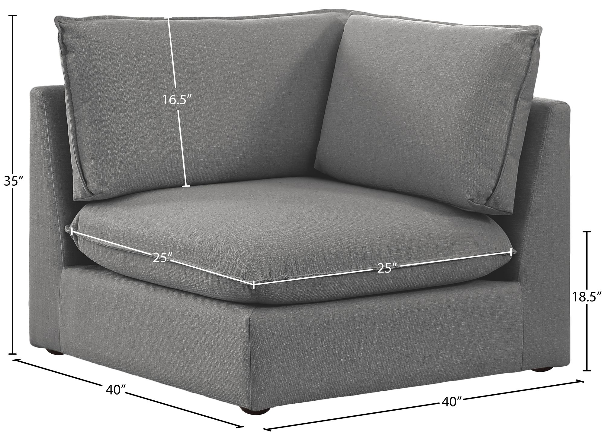 Mackenzie Modular Corner Chair