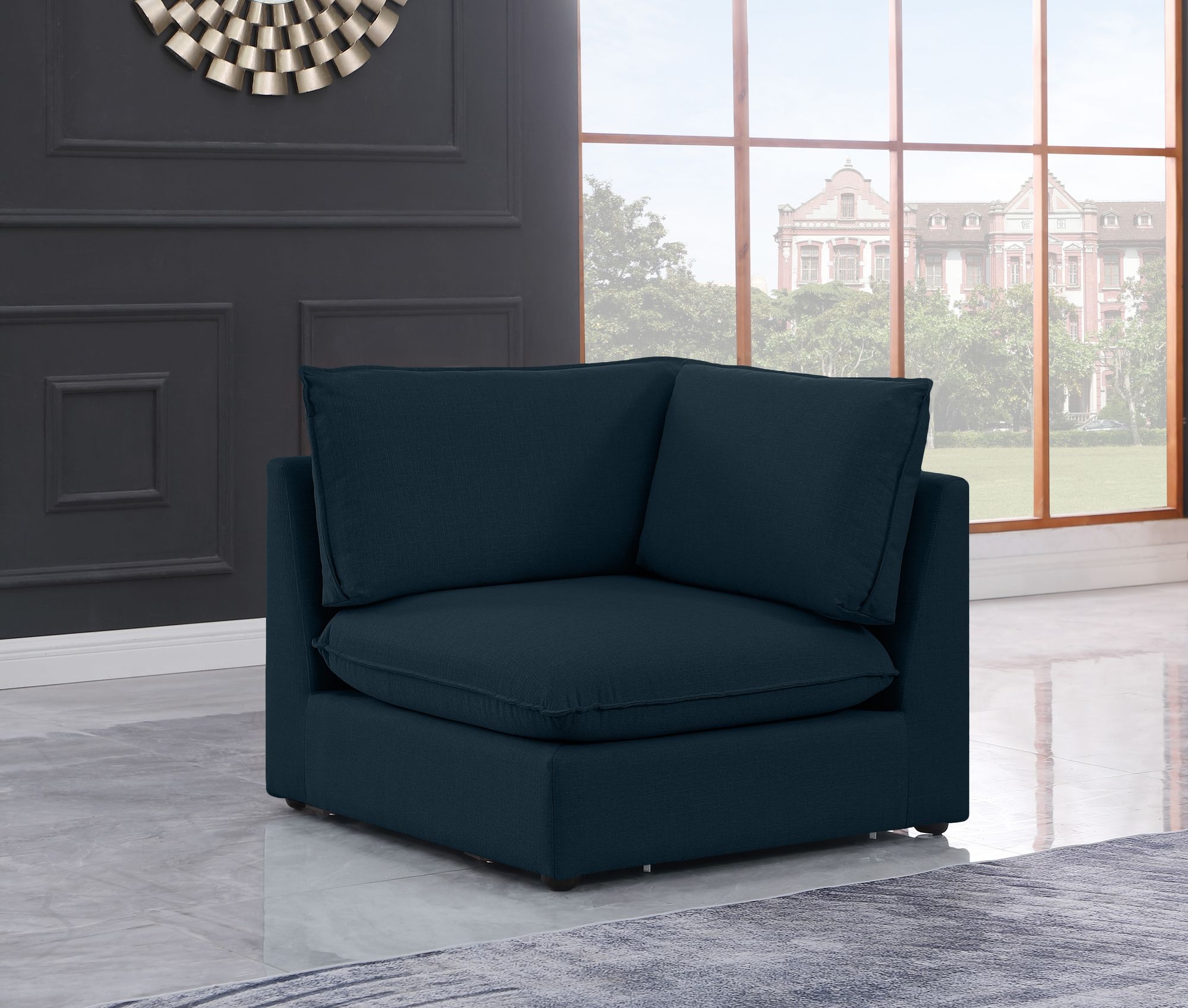 Mackenzie Modular Linen Corner Chair