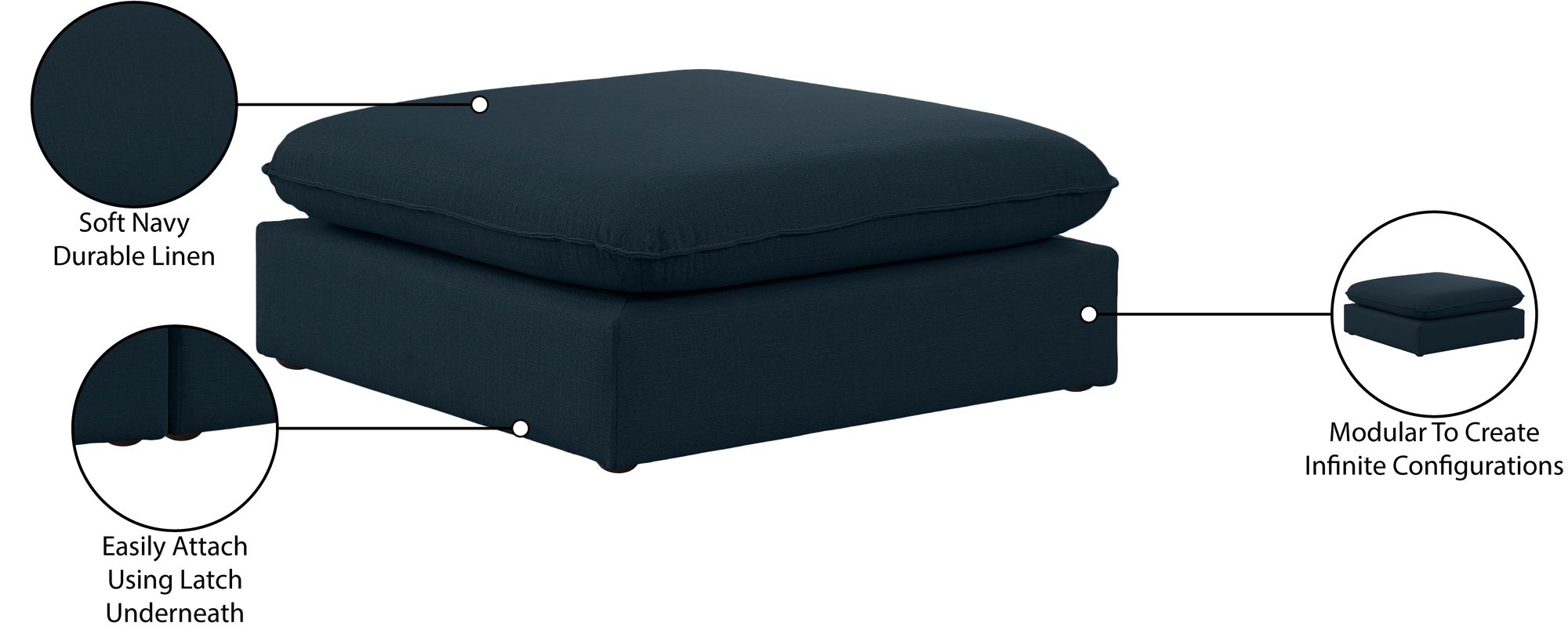 Mackenzie Modular Ottoman