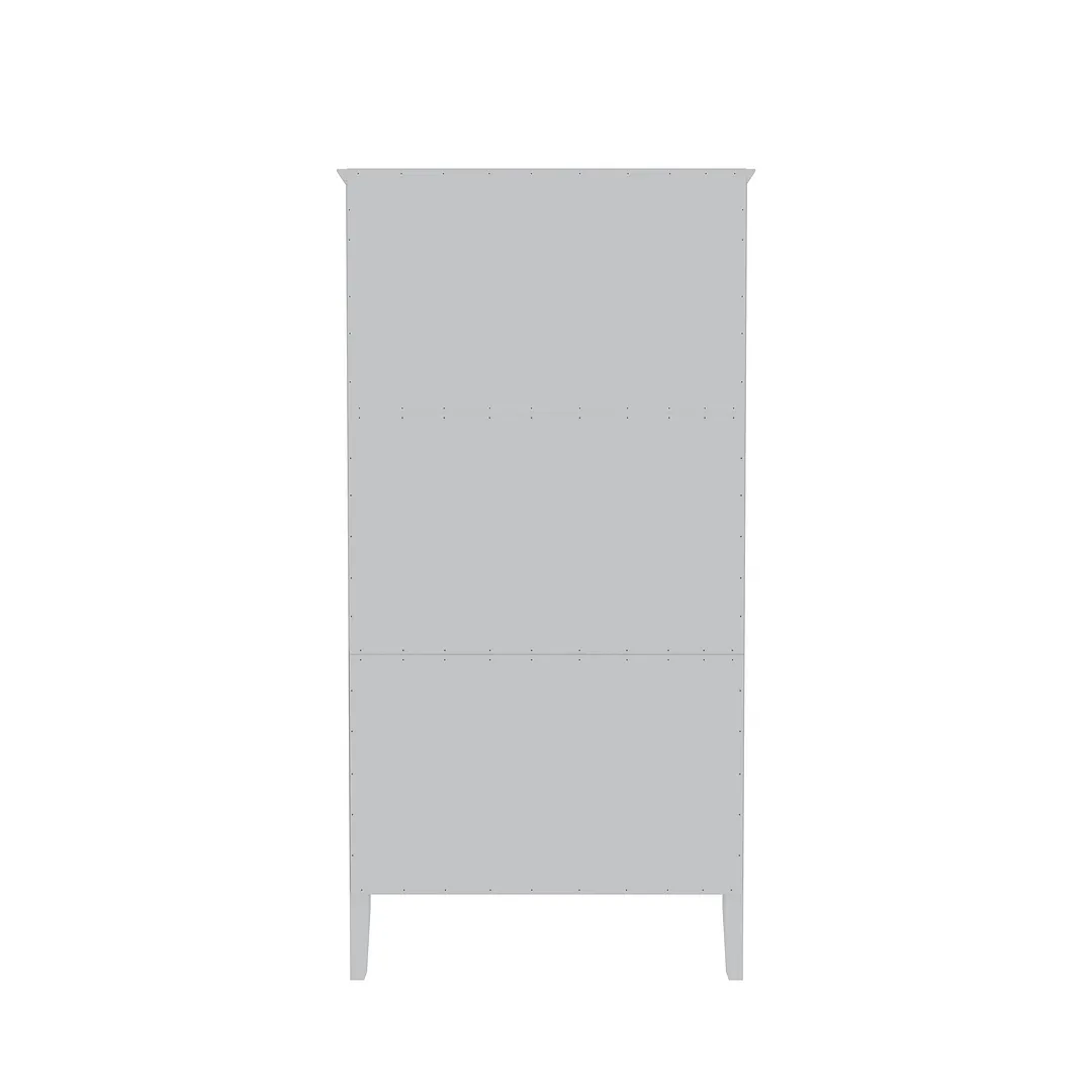 Crown Full Wardrobe w/Hanging & 2 Drawers 