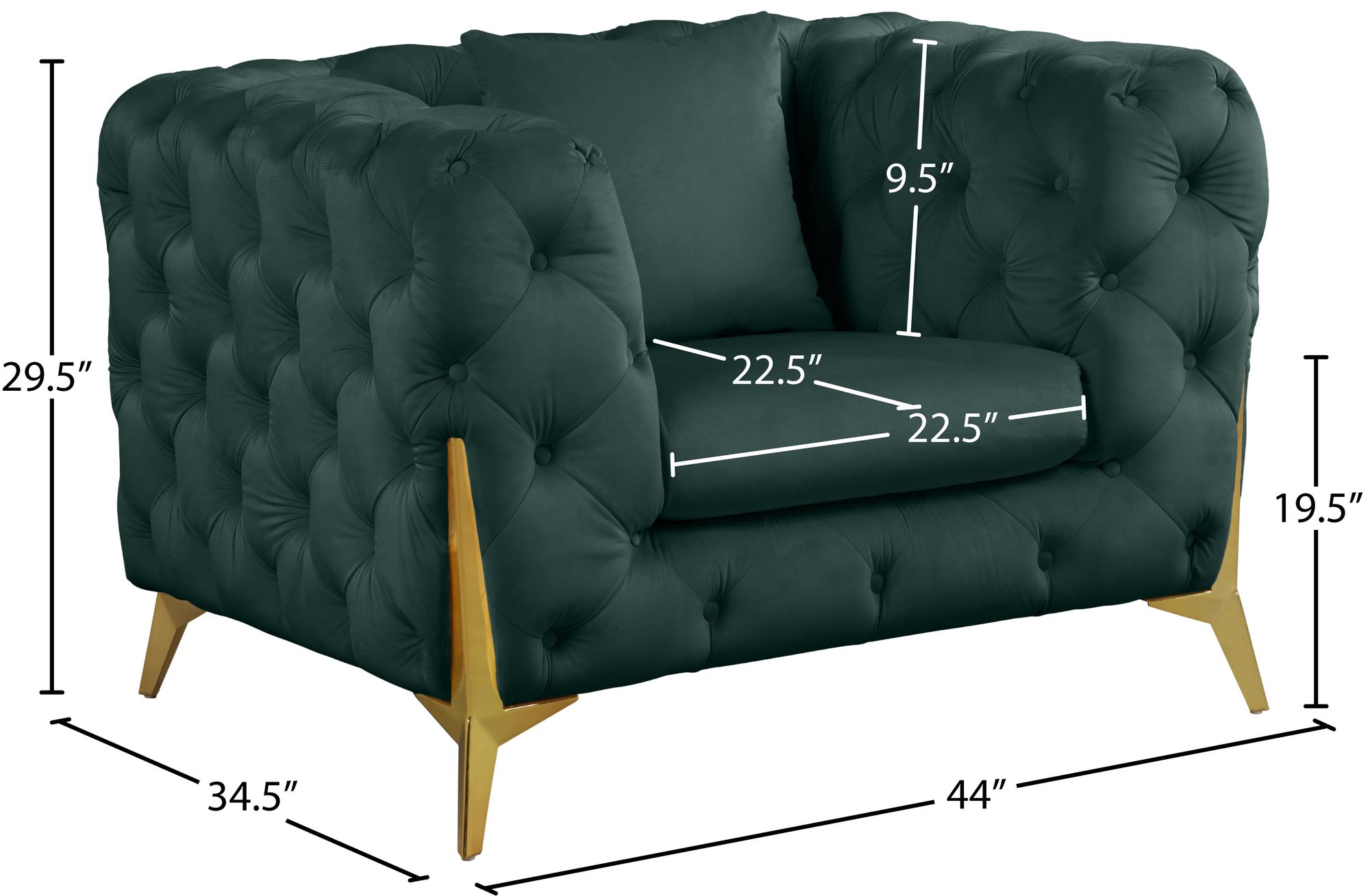 Kingdom Velvet Chair