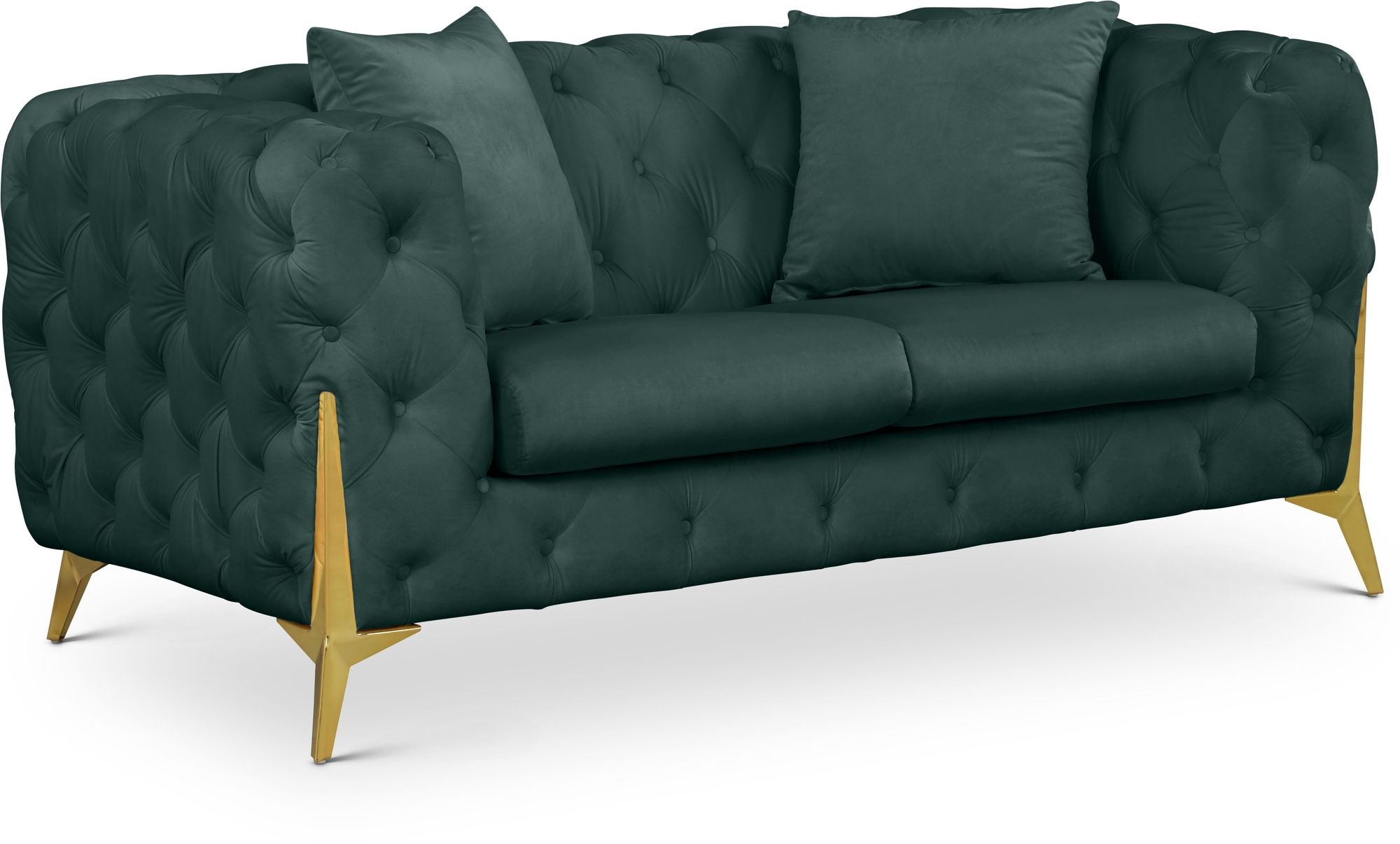 Kingdom Velvet Loveseat
