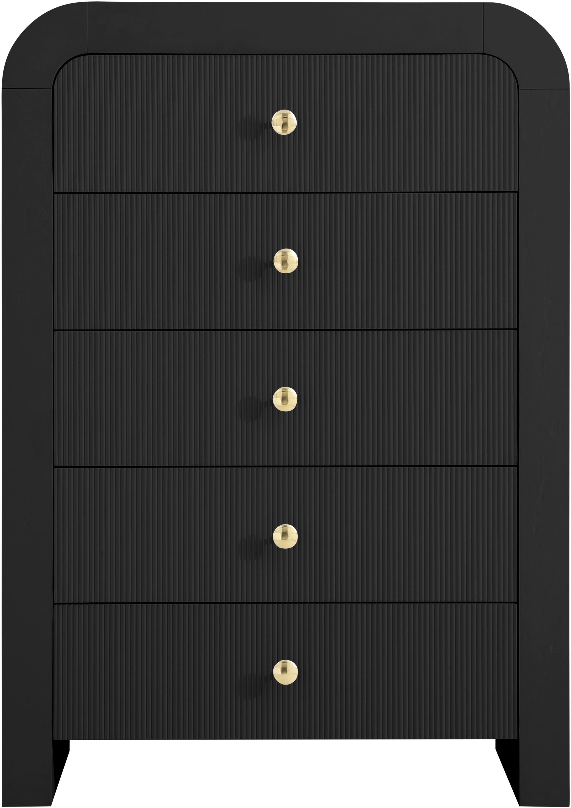 Artisto 5-Drawer Wood Chest