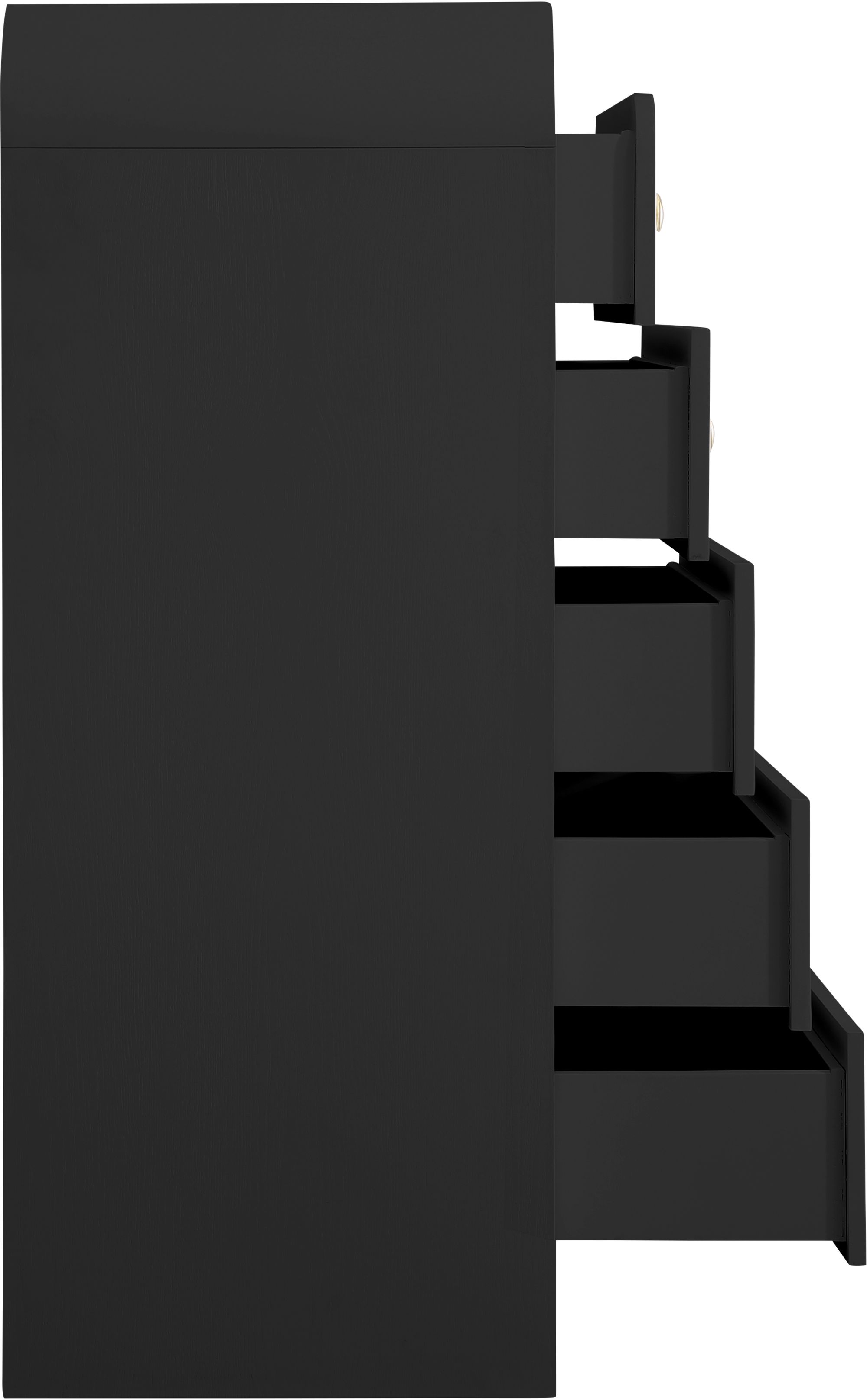 Artisto 5-Drawer Wood Chest
