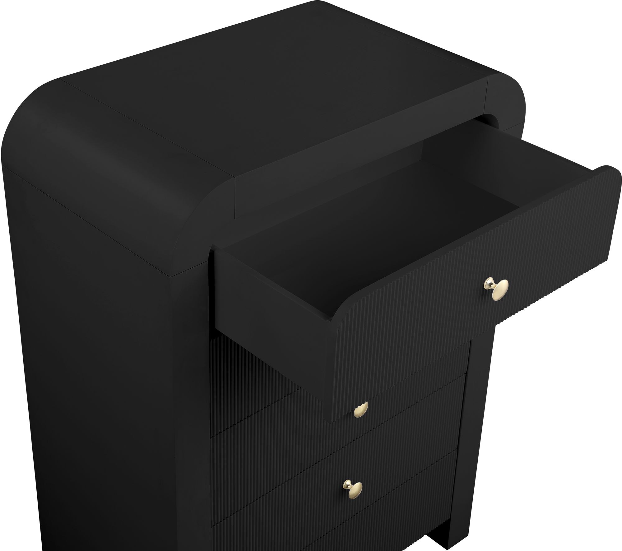 Artisto 5-Drawer Wood Chest