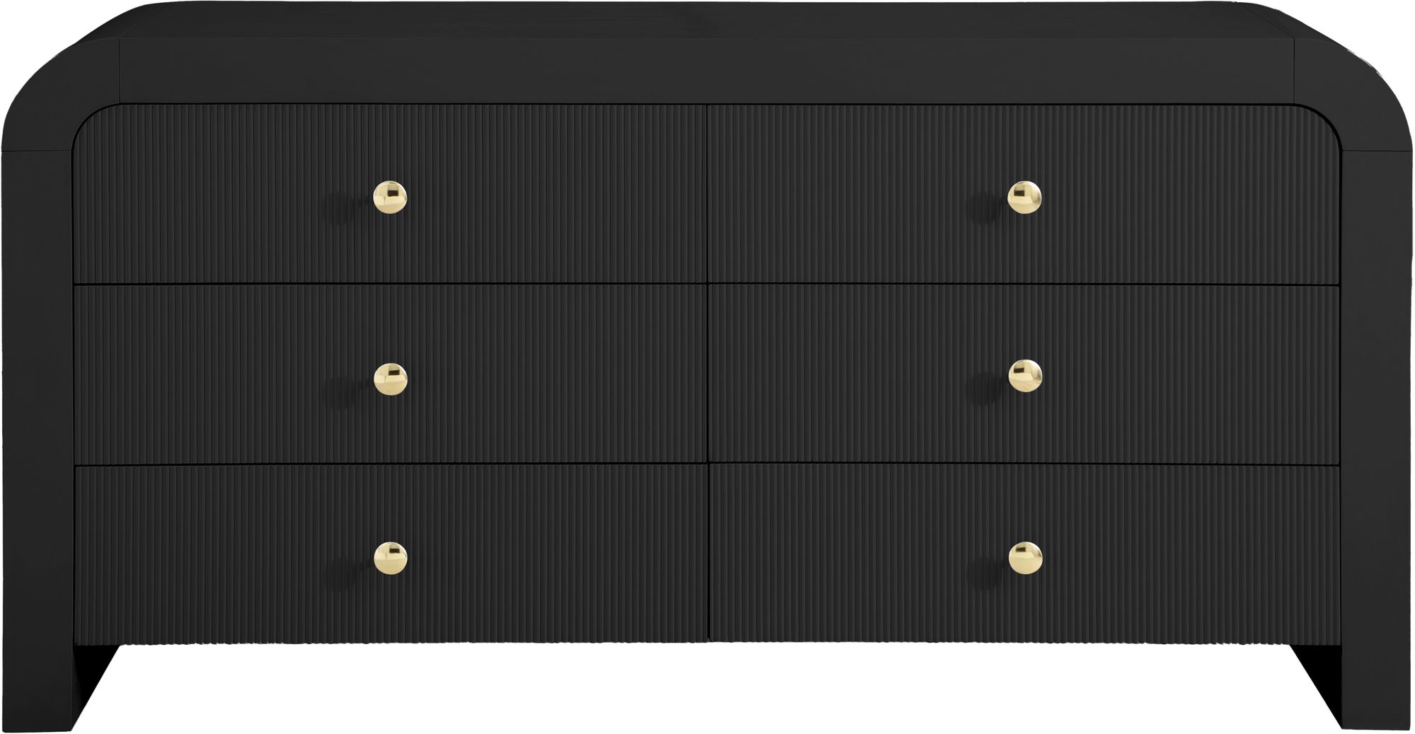 Artisto 6-Drawer Wood Dresser