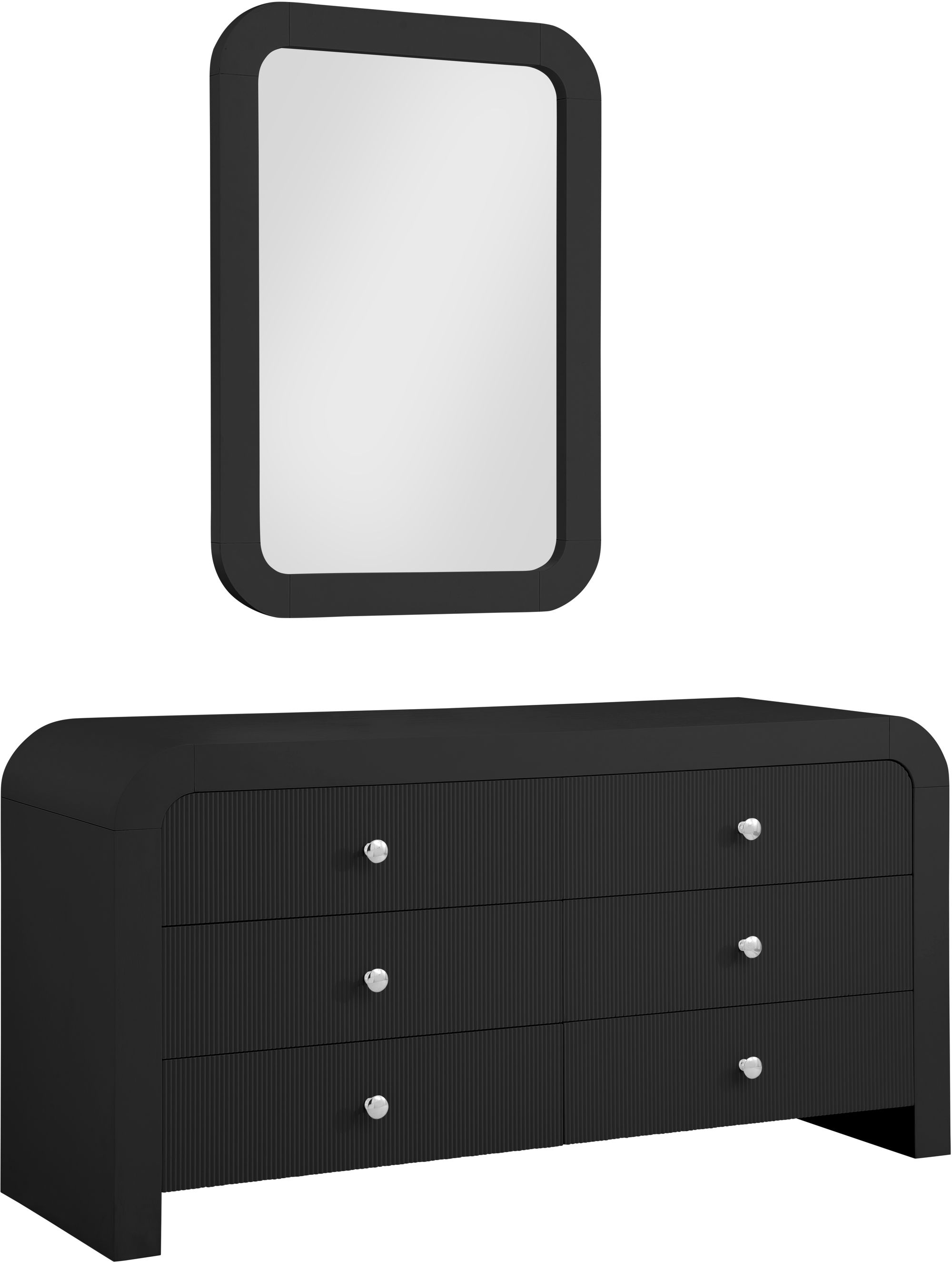Artisto 6-Drawer Wood Dresser