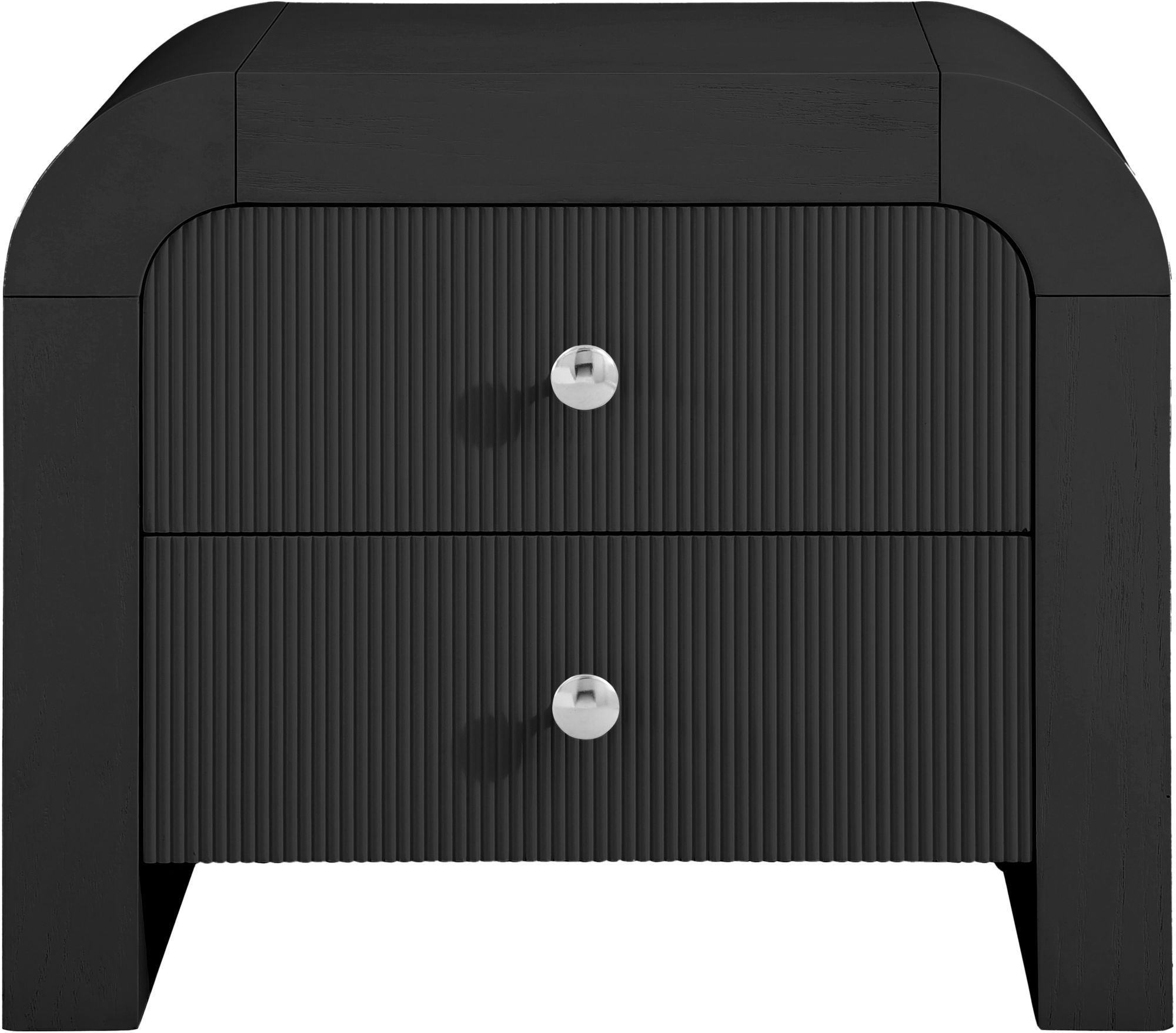 Artisto 2-Drawer Wood Veneer Nightstand