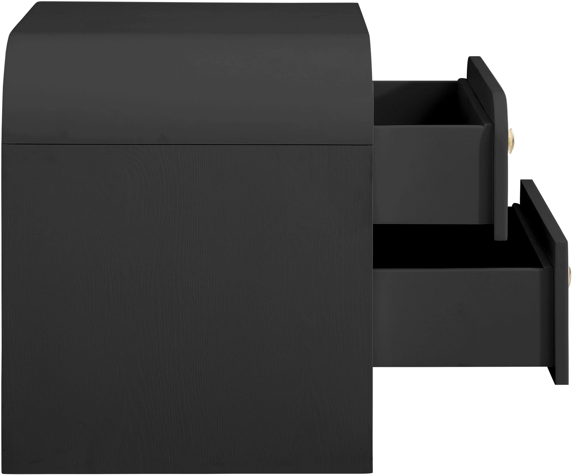 Artisto 2-Drawer Wood Veneer Nightstand
