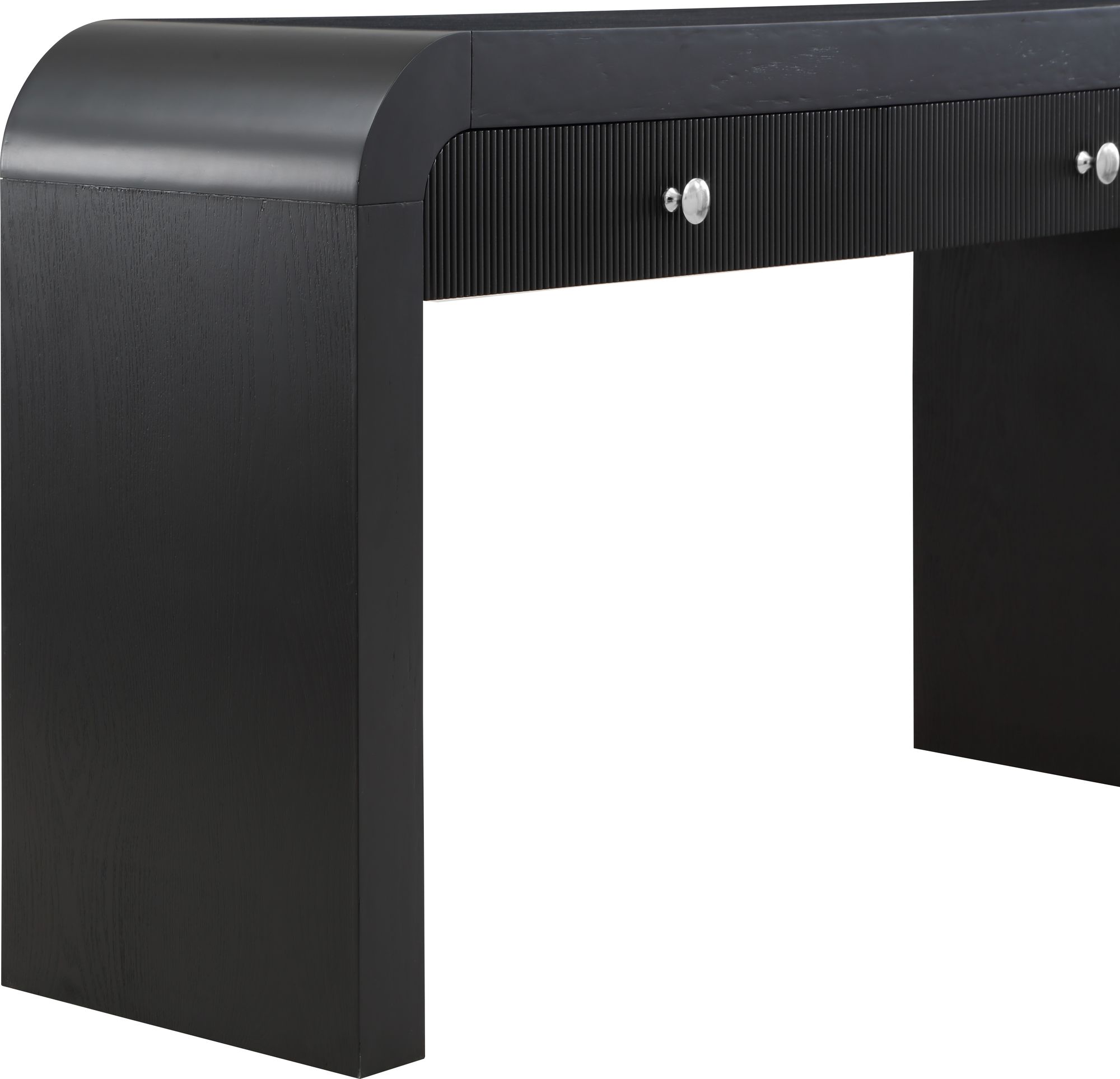 Artisto 54" Rectangular 2-Drawer Ash Wood Veneer Console Table