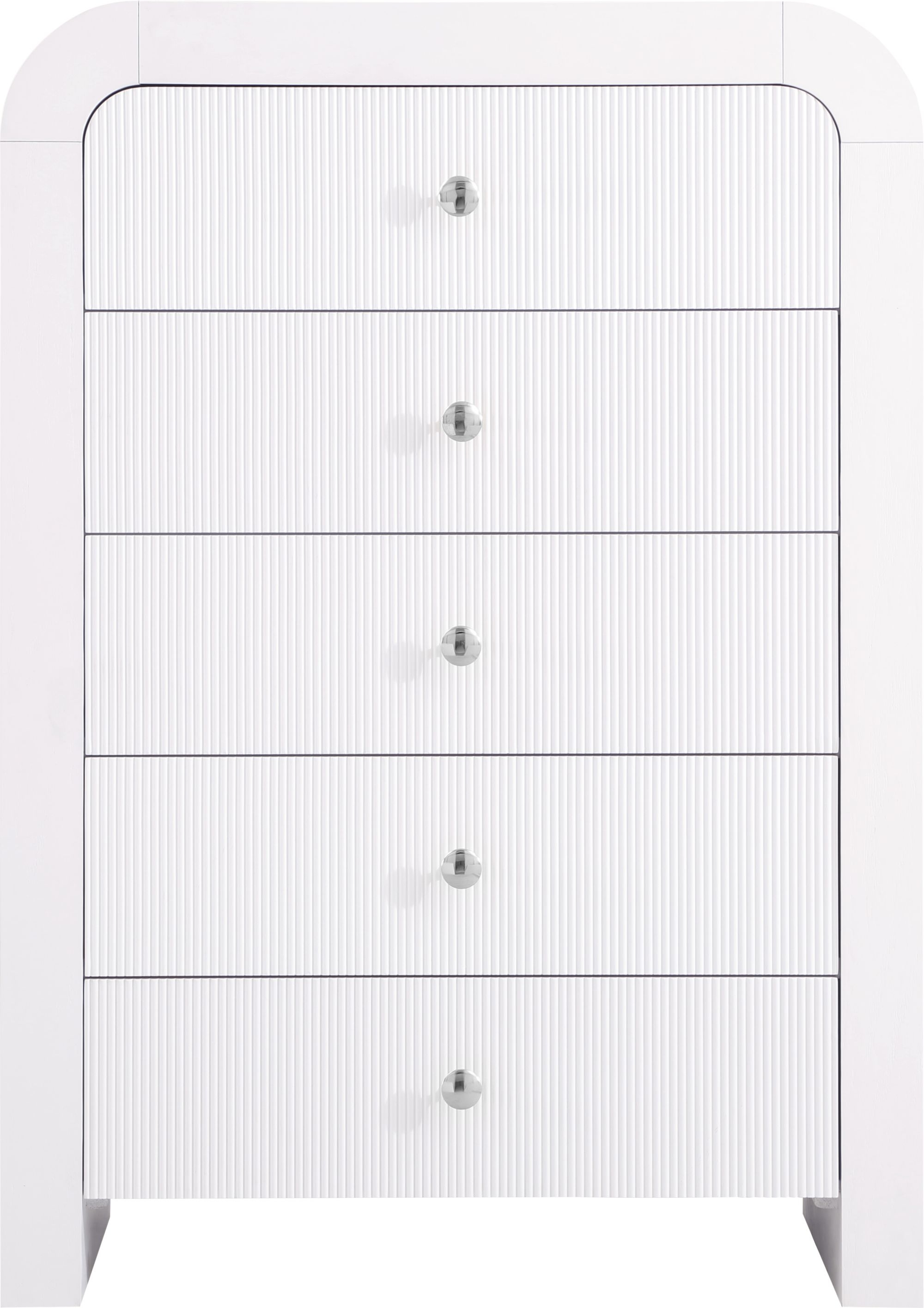 Artisto 5-Drawer Wood Chest