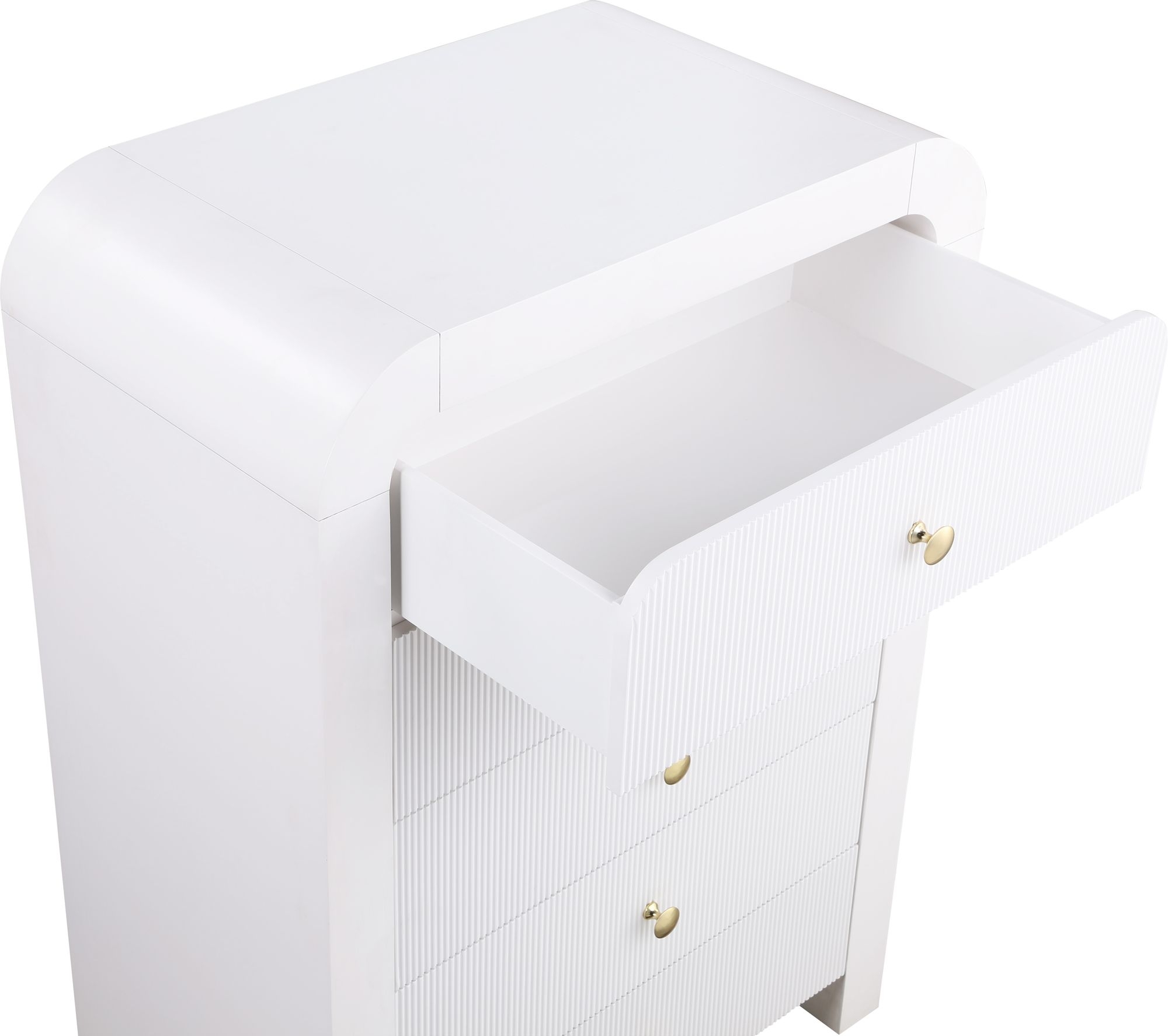 Artisto 5-Drawer Wood Chest