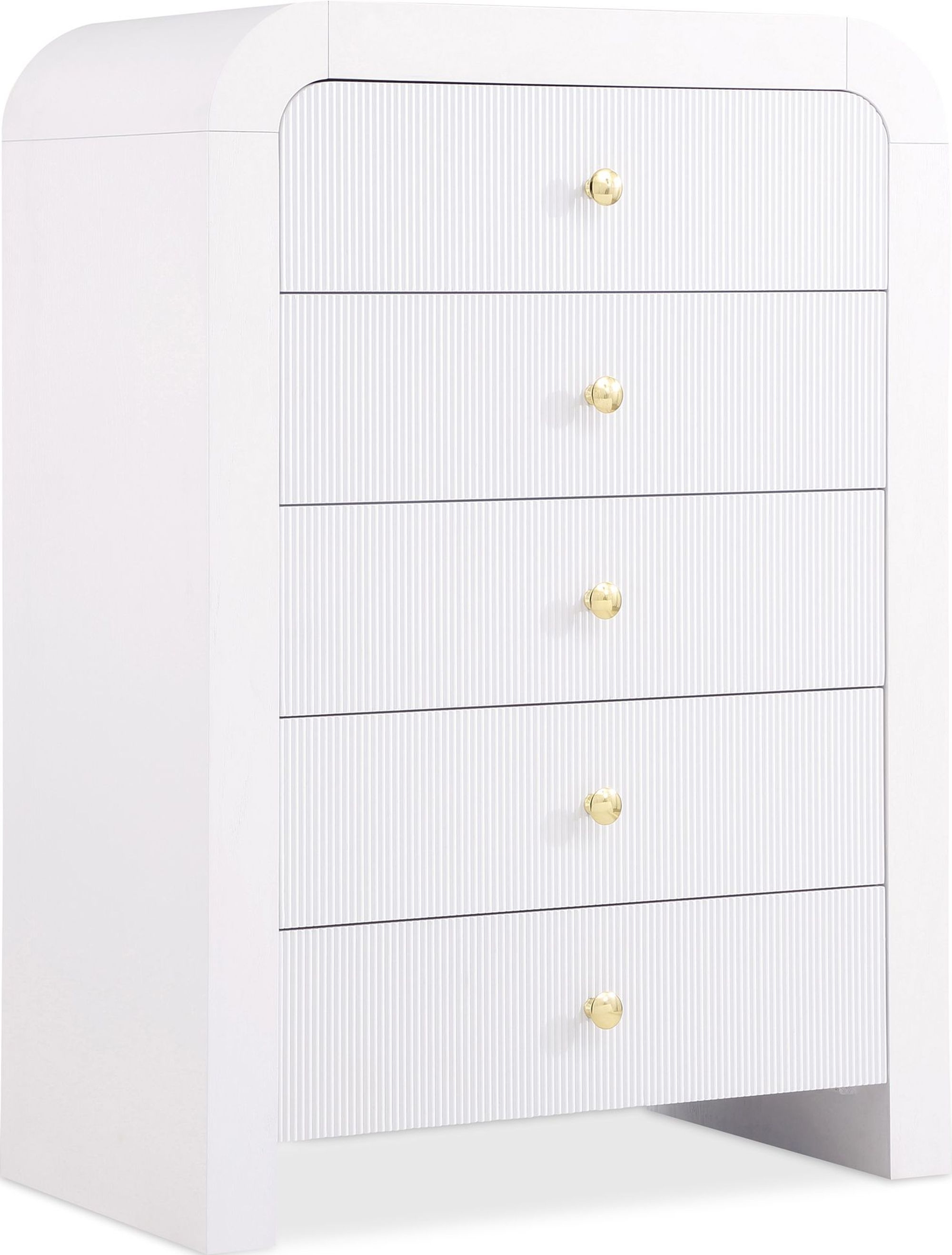Artisto 5-Drawer Wood Chest