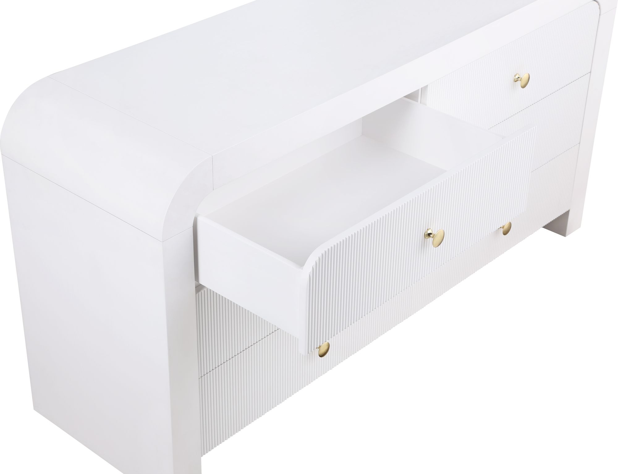 Artisto 6-Drawer Wood Dresser