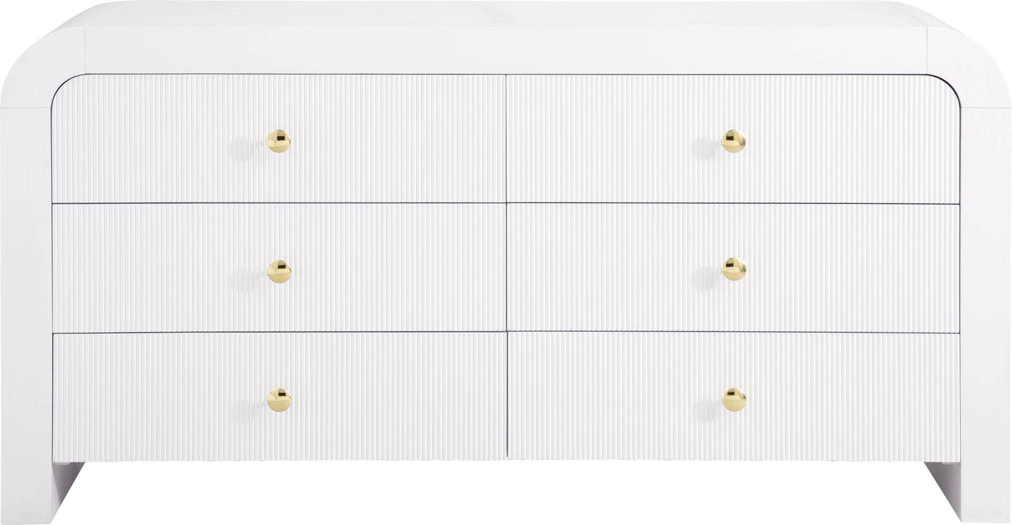 Artisto 6-Drawer Wood Dresser