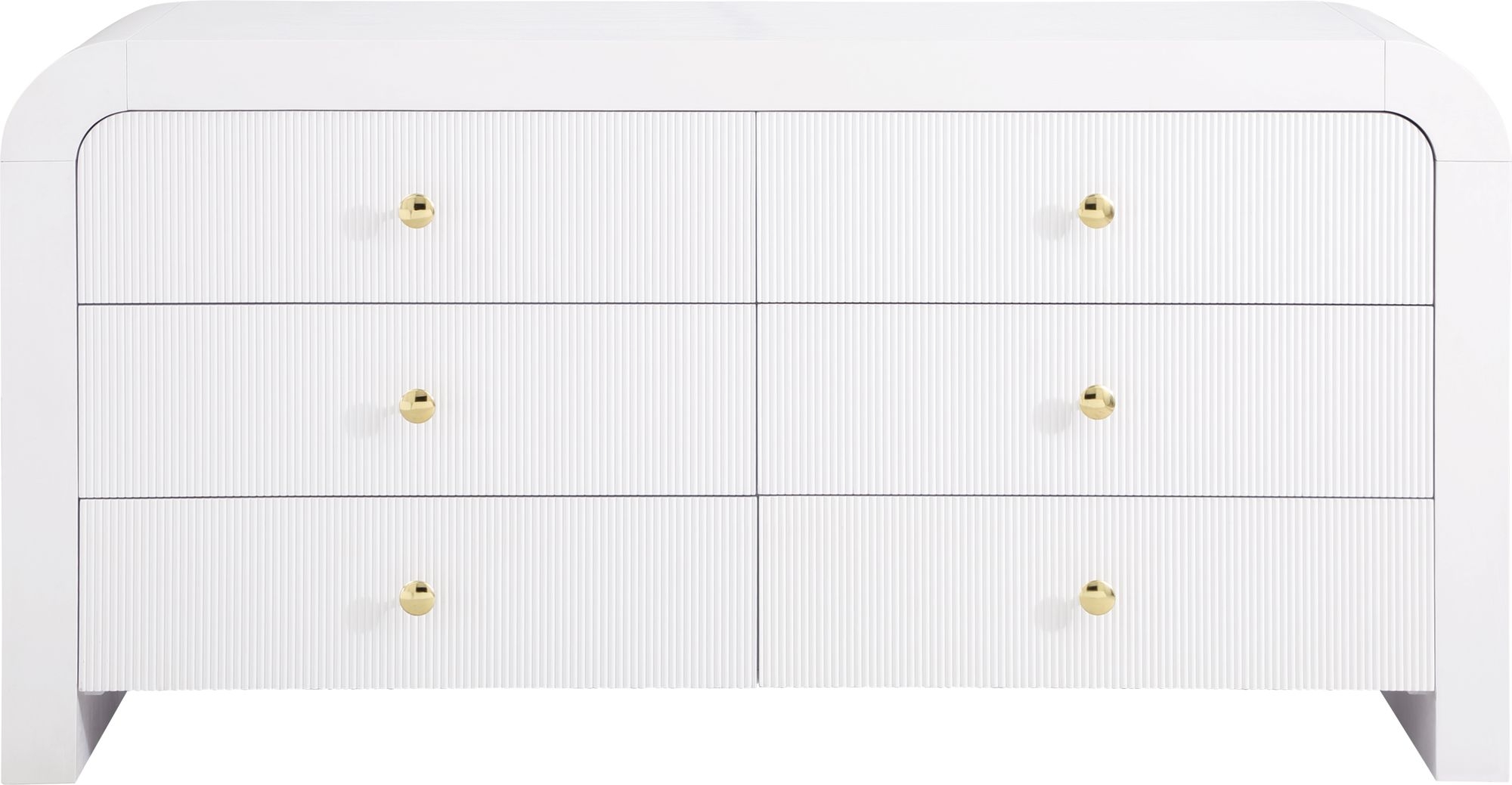 Artisto 6-Drawer Wood Dresser