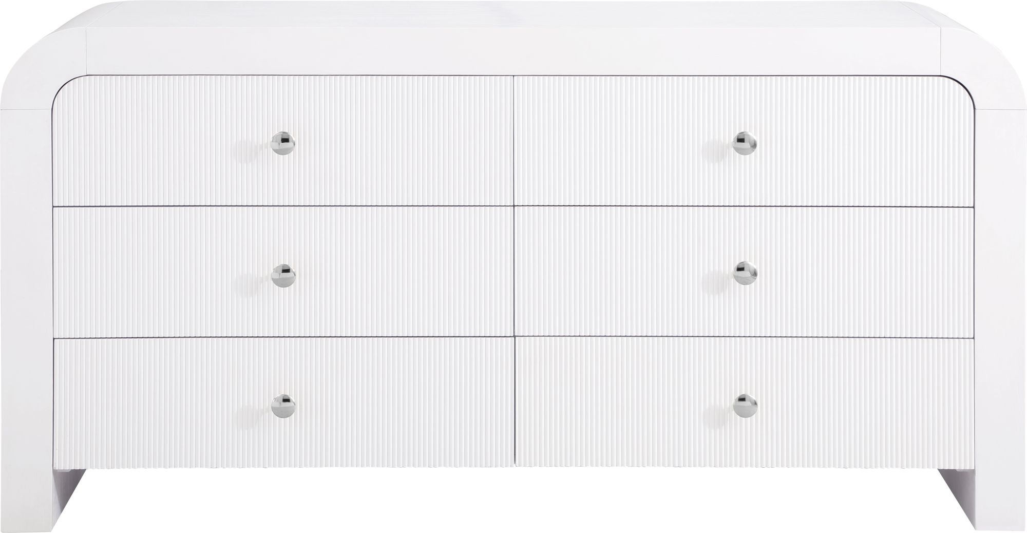 Artisto 6-Drawer Wood Dresser