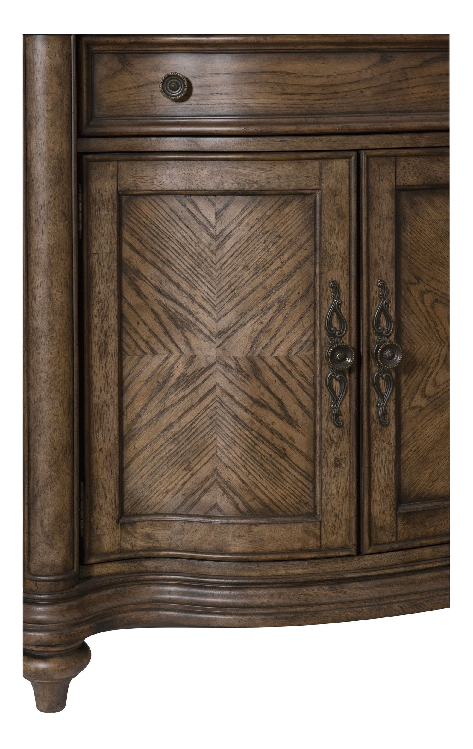 Heath Court Wood Veneer China Cabinet
