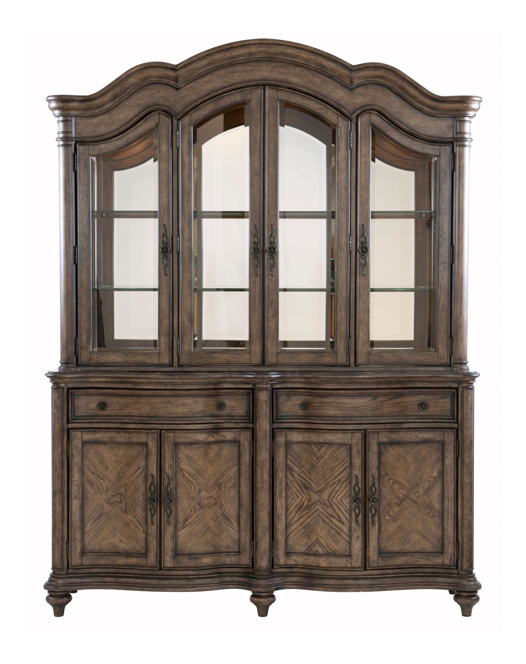 Heath Court Wood Veneer China Cabinet