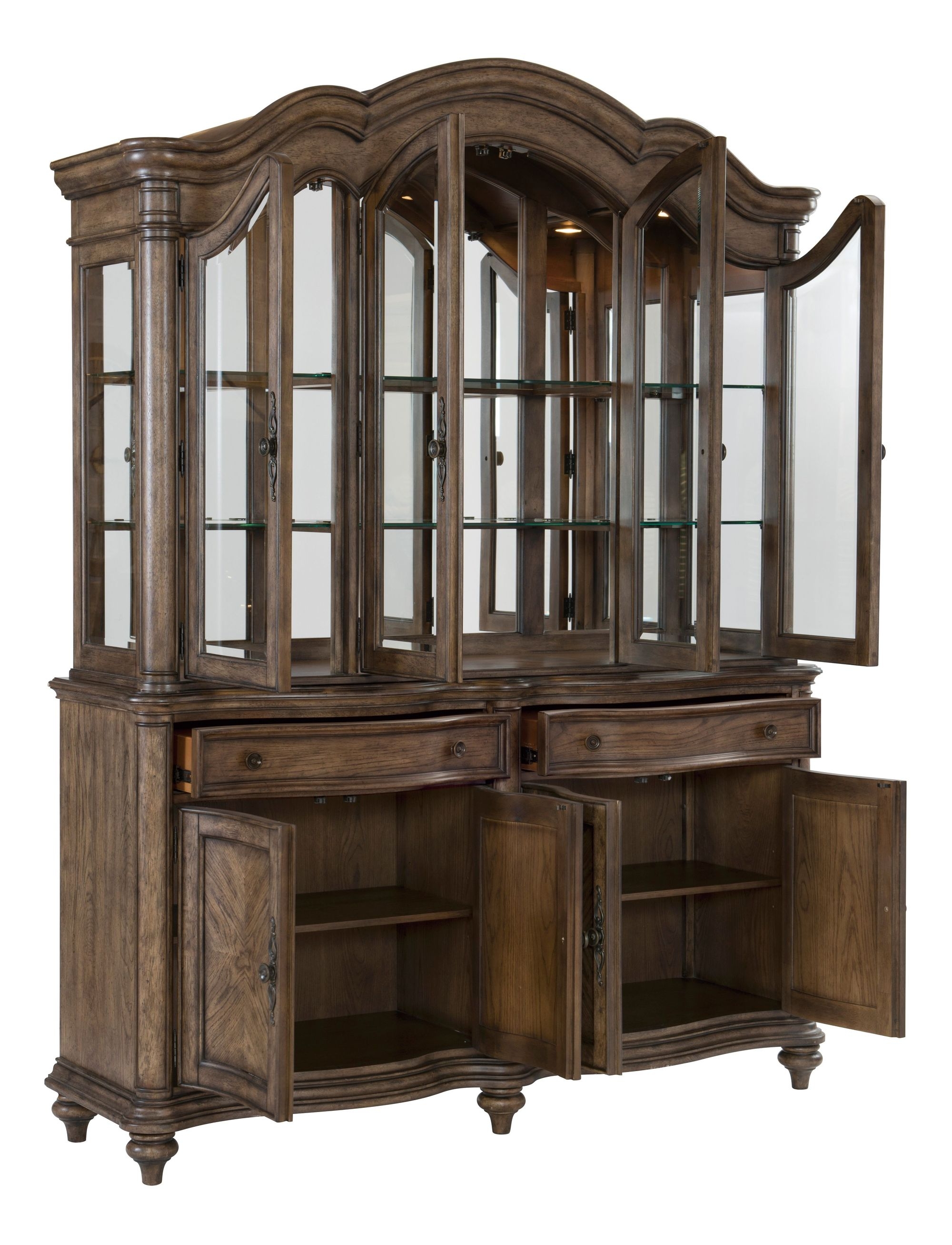Heath Court Wood Veneer China Cabinet