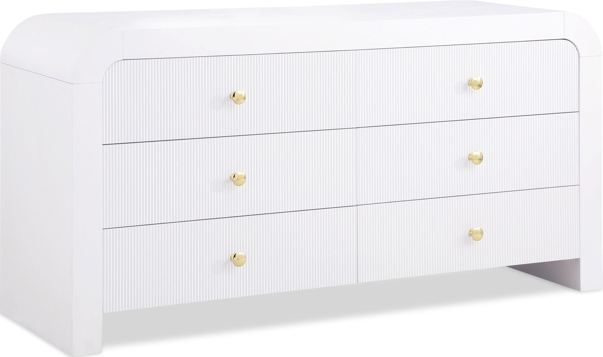 Artisto 6-Drawer Wood Dresser
