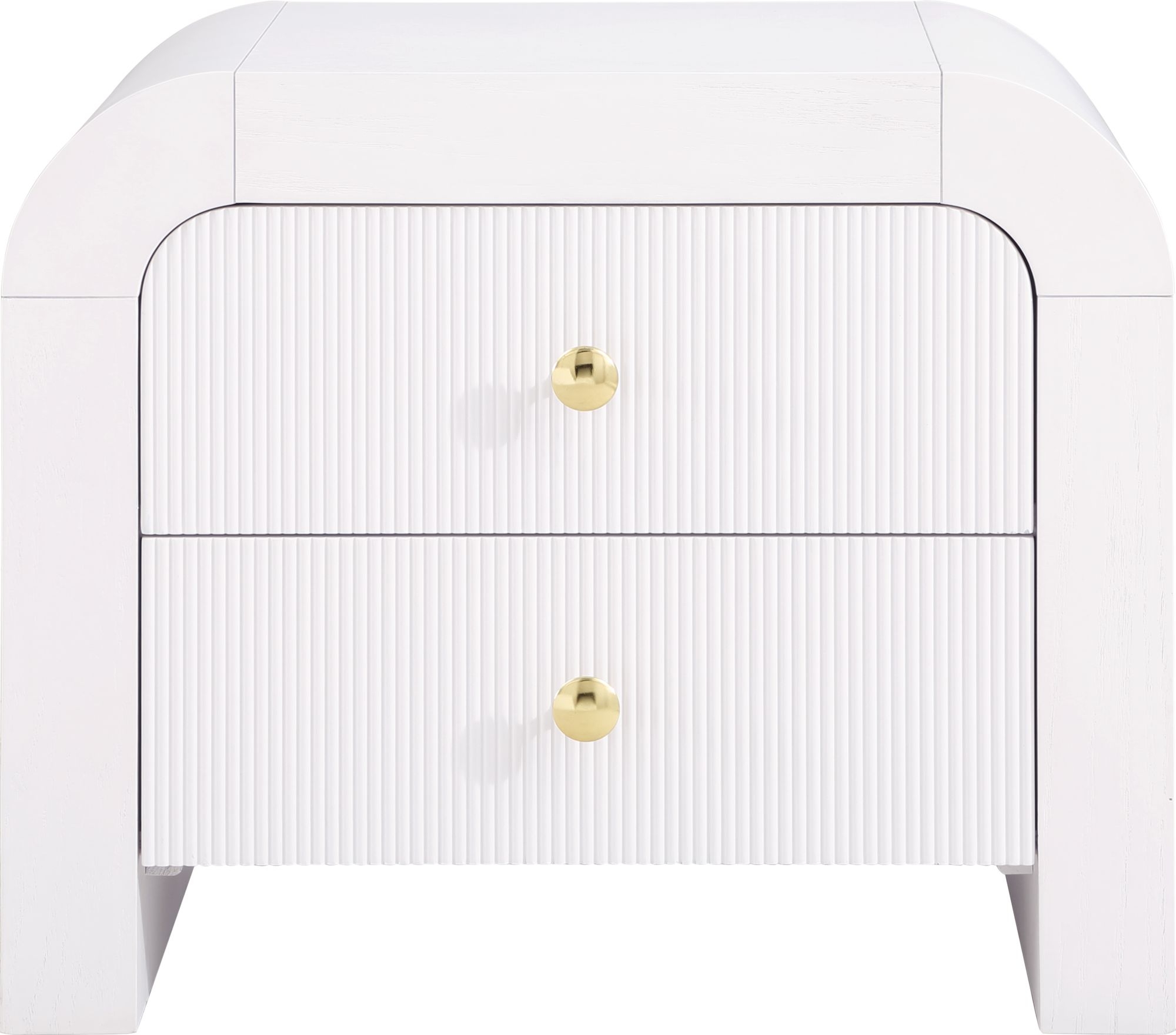 Artisto 2-Drawer Wood Veneer Nightstand