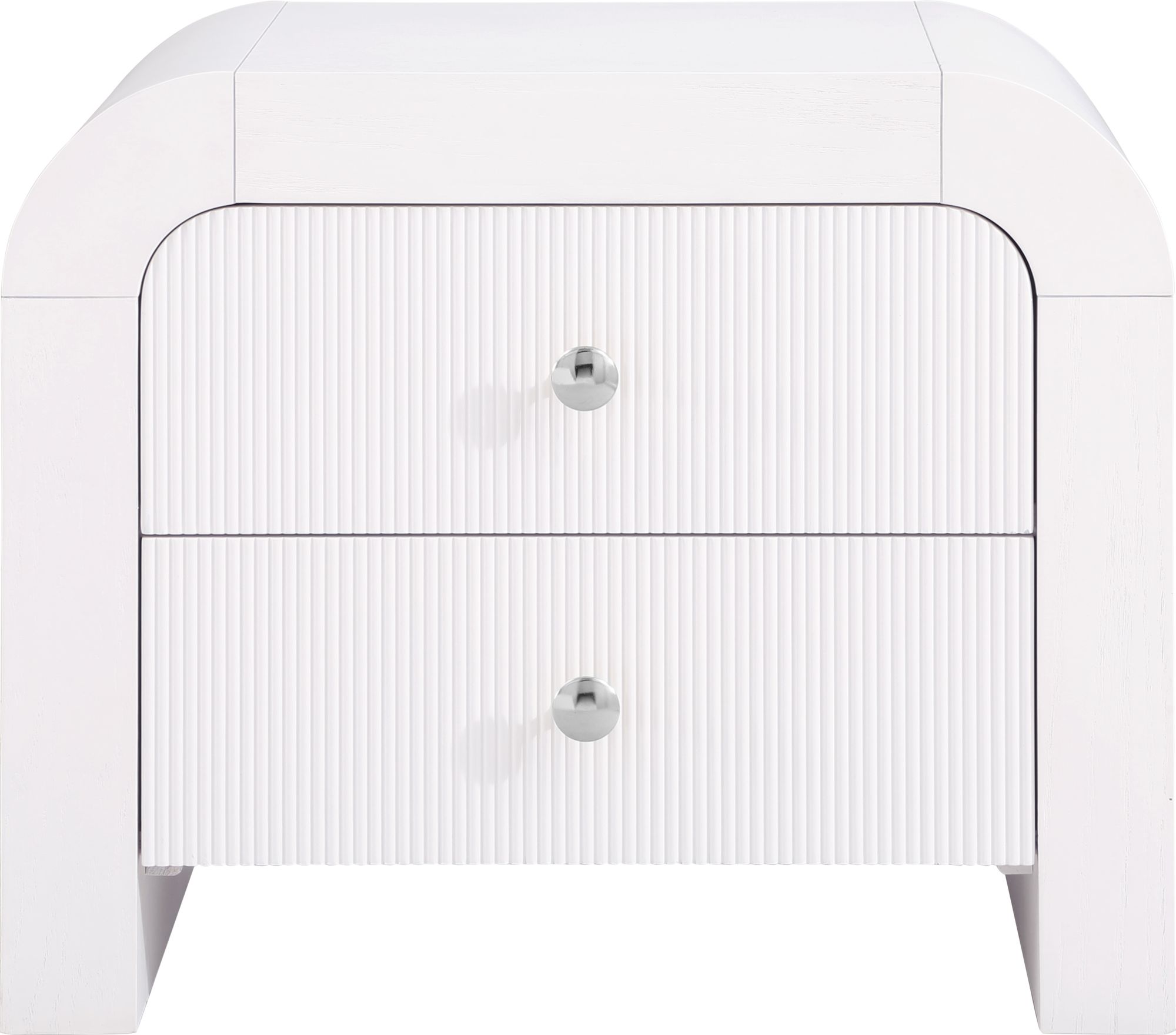 Artisto 2-Drawer Wood Veneer Nightstand