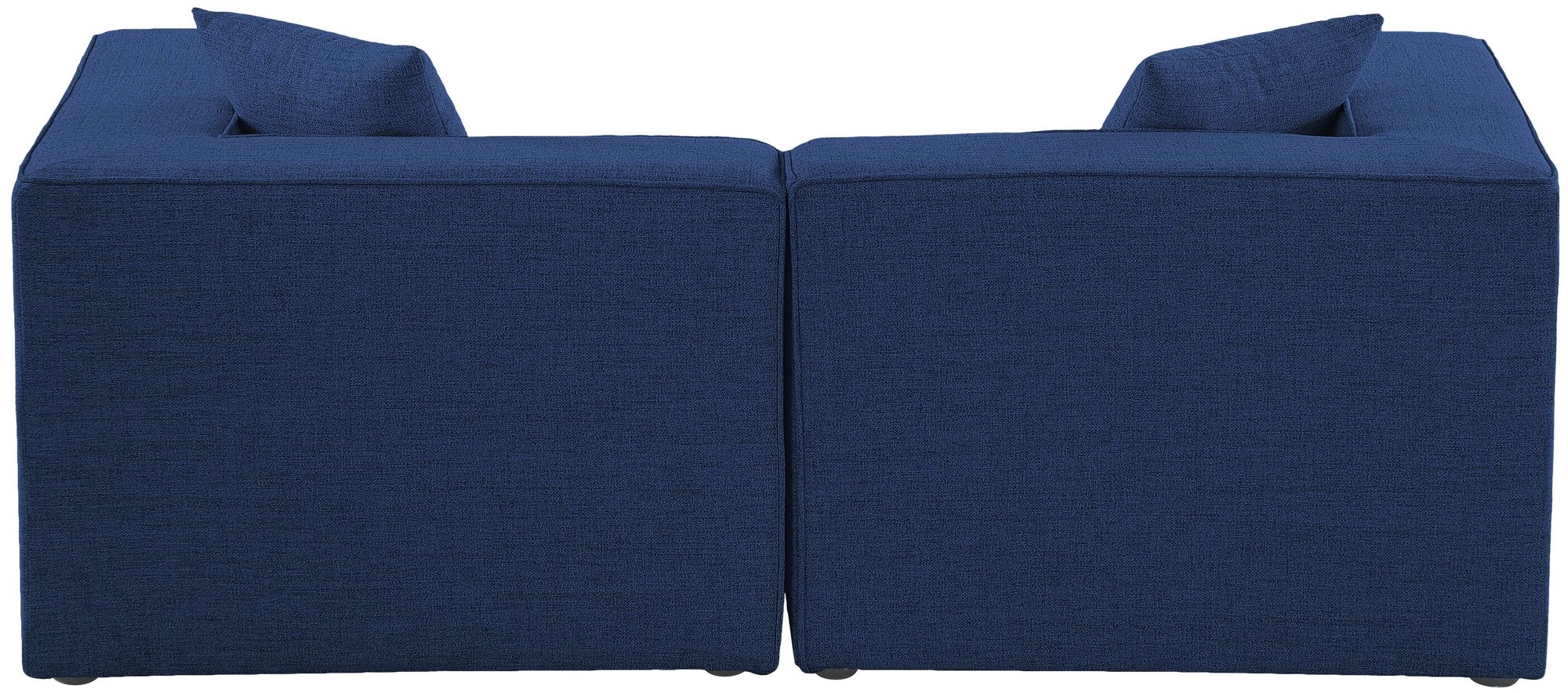 Cube 72" Linen Fabric Modular Sofa